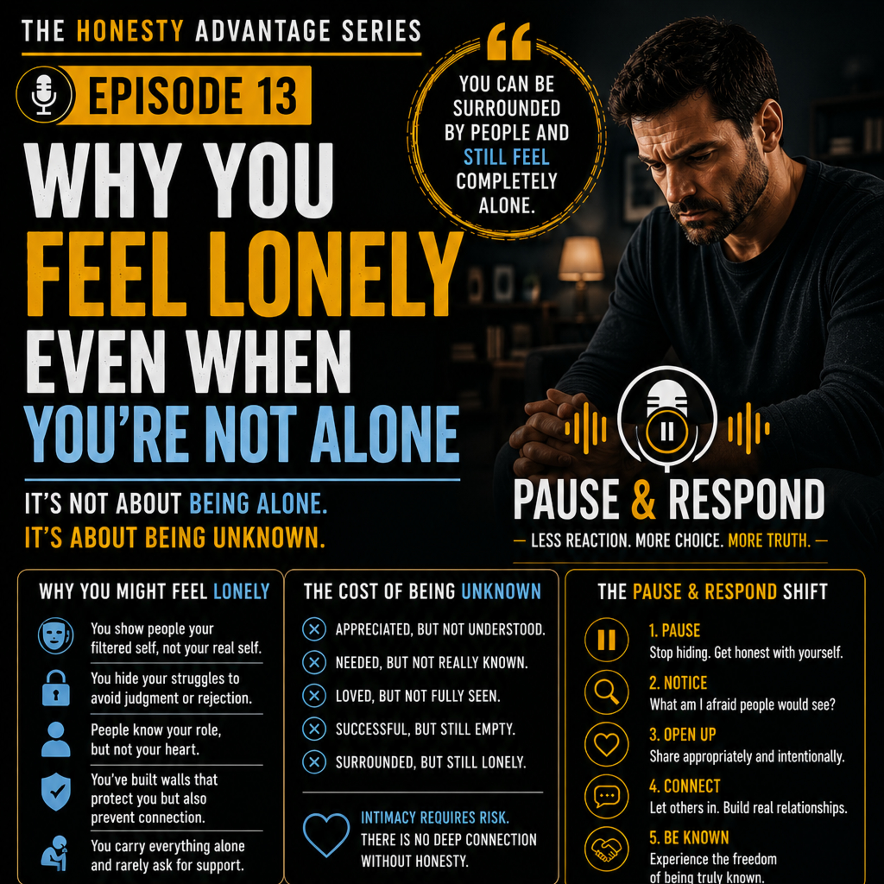 Why You Feel Lonely Even When You're Not Alone | The Hidden Cost of Emotional Isolation episode artwork