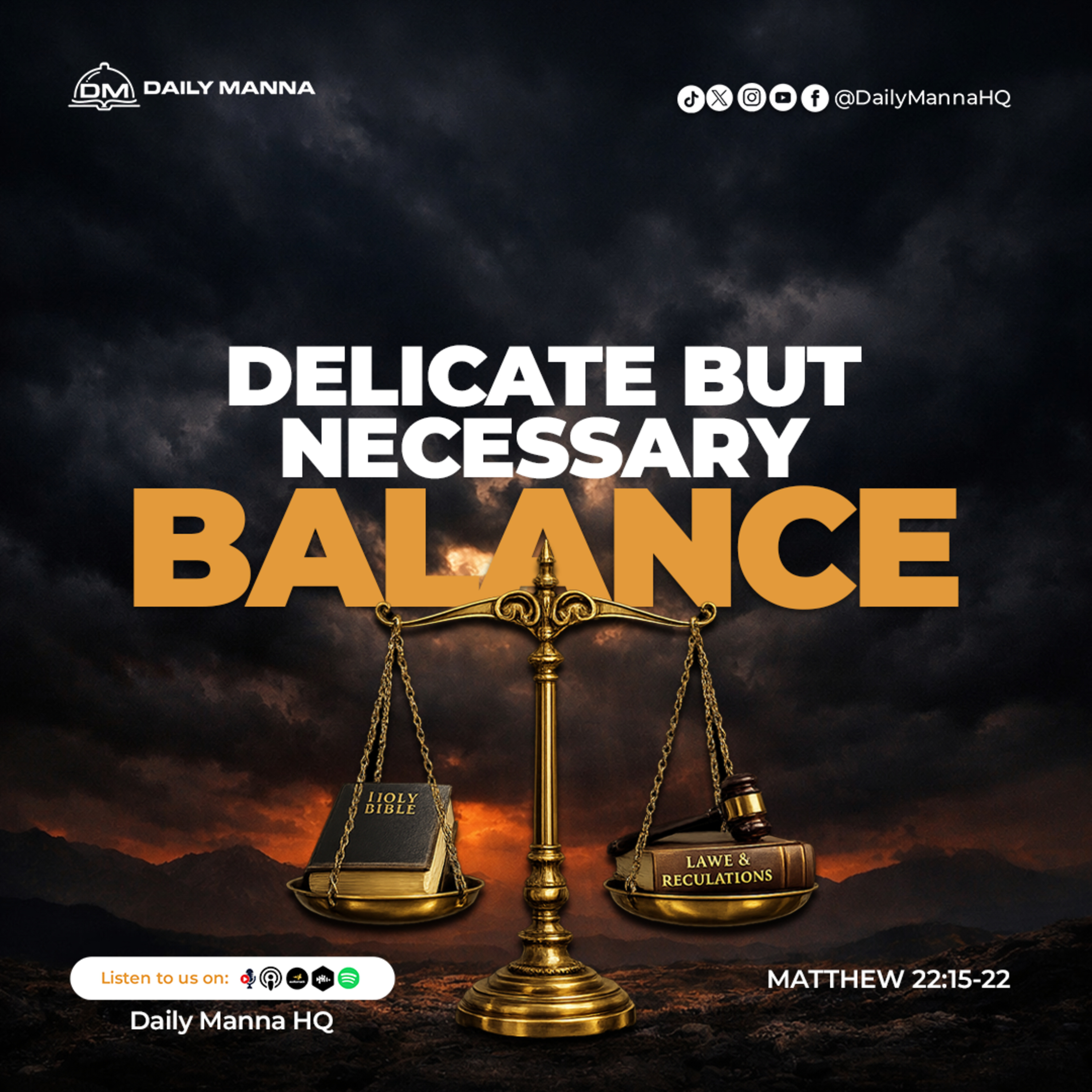 Delicate but Necessary Balance episode artwork