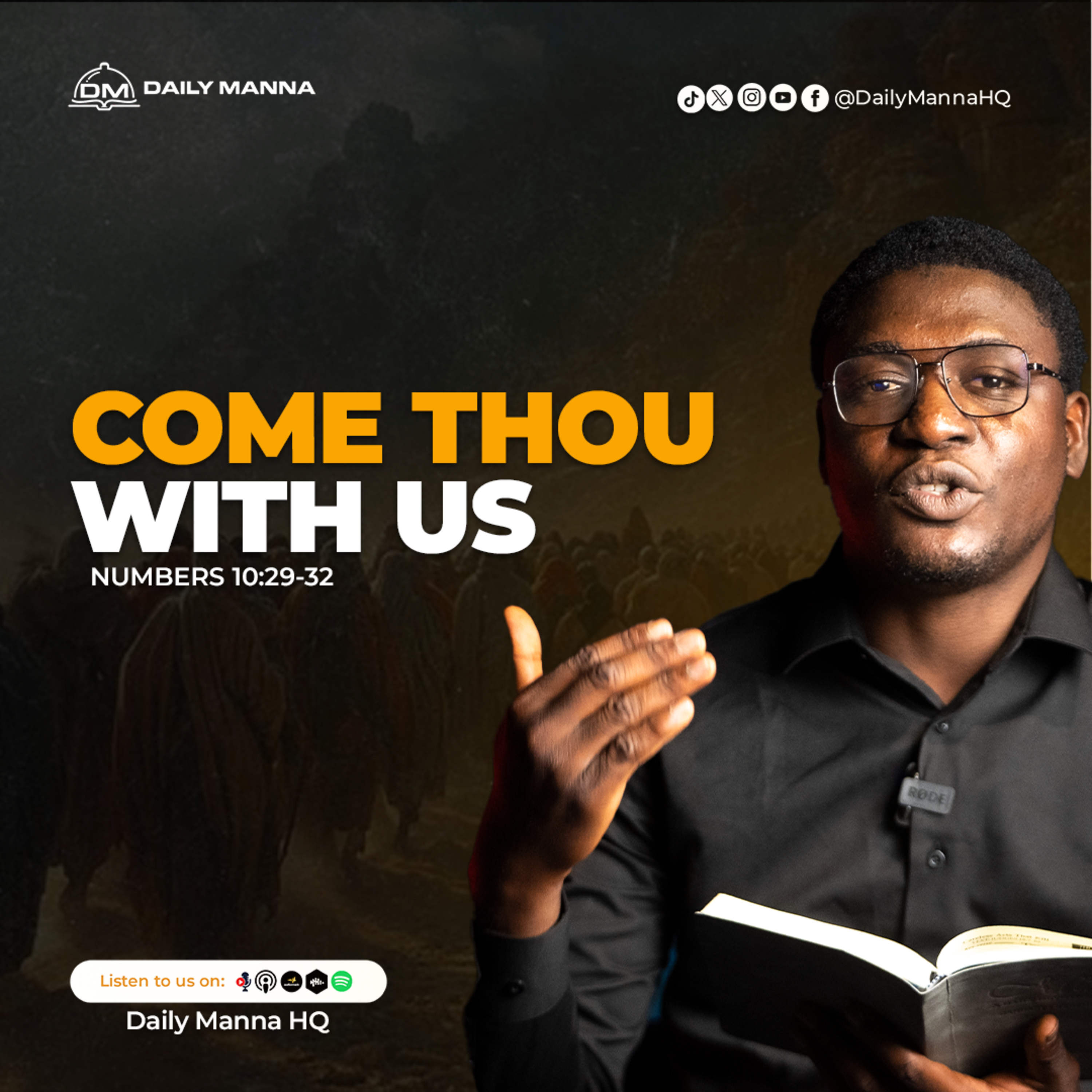 Come thou with us episode artwork