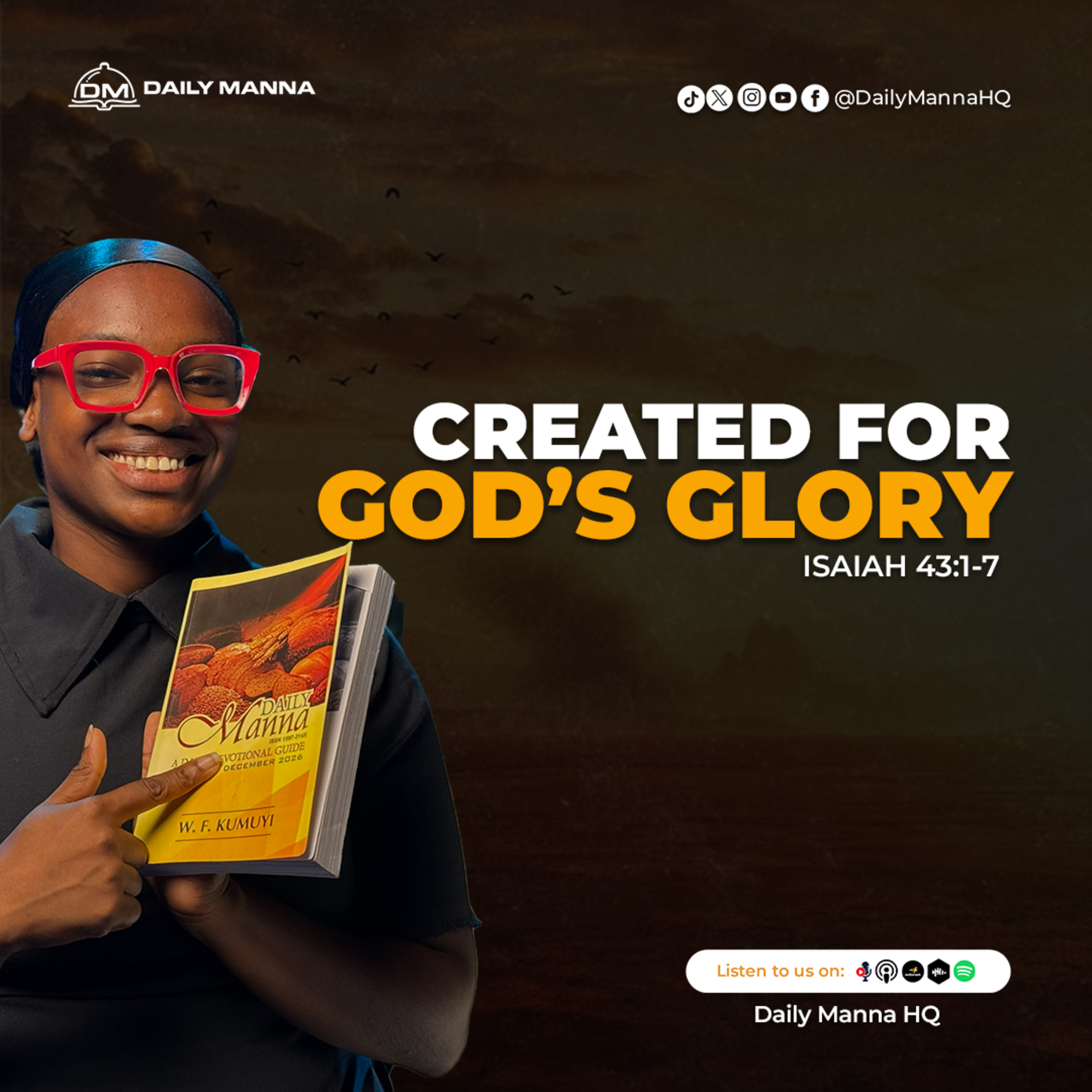 Created for God's Glory episode artwork