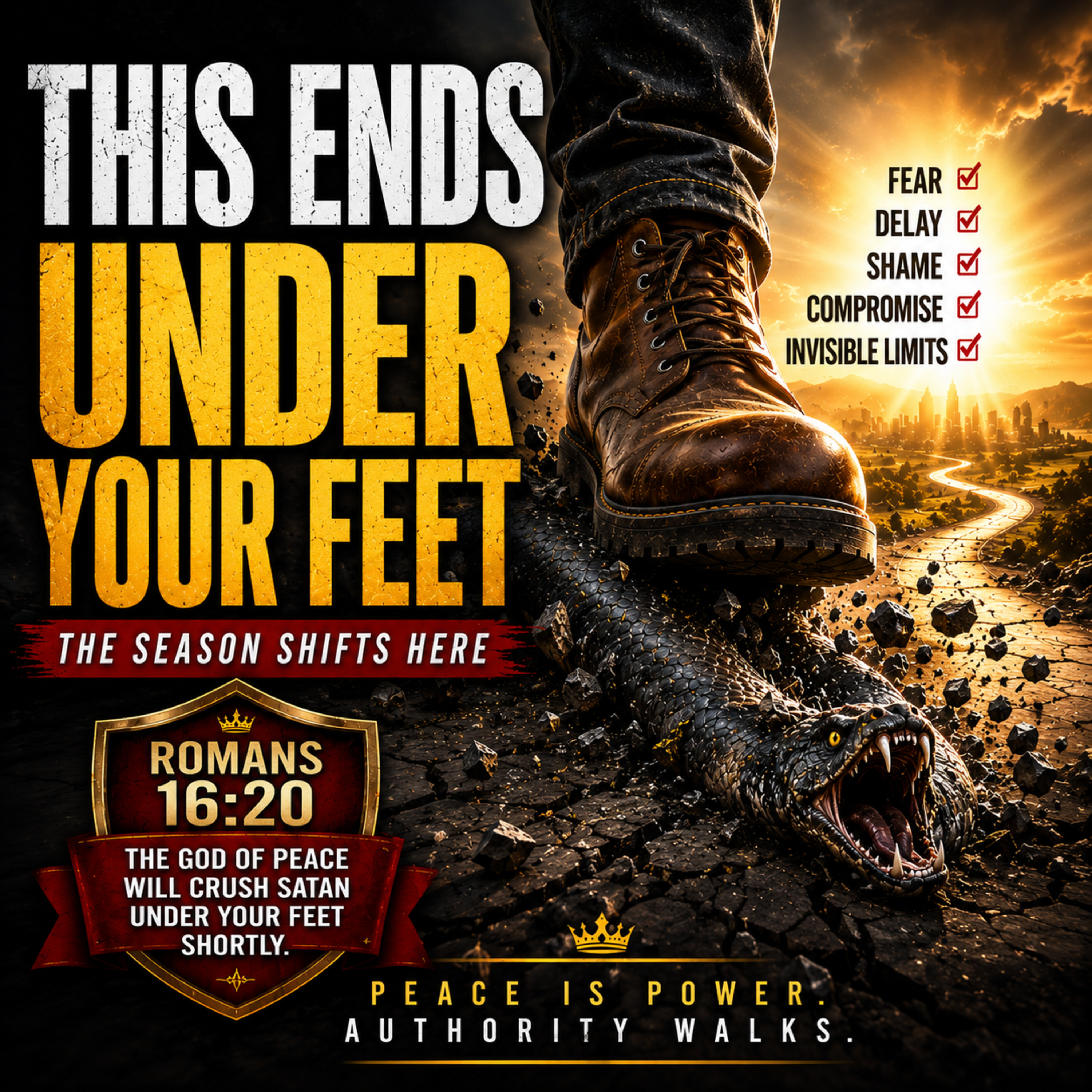 Ep 181: This Ends Under Your Feet | Romans 16:20 episode artwork
