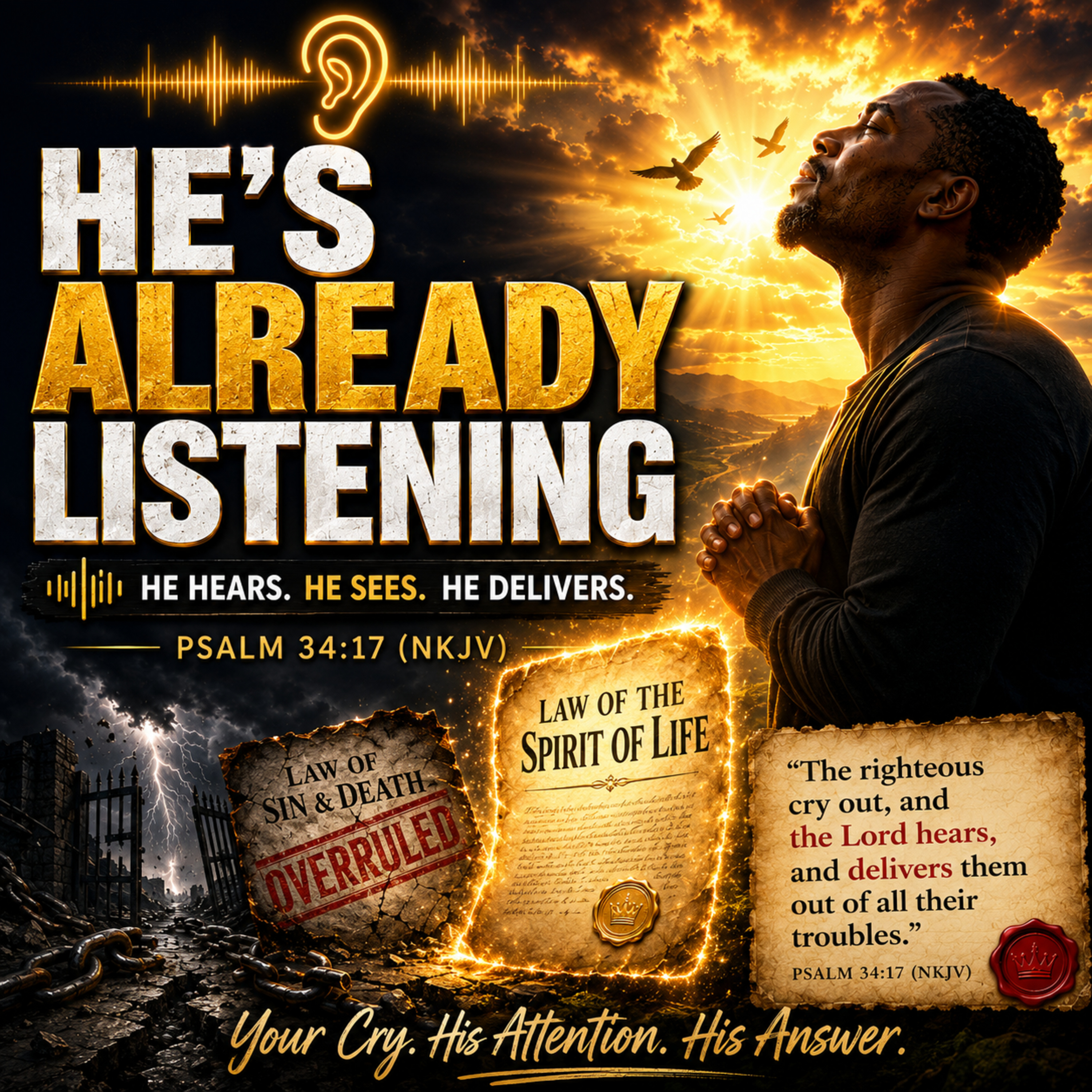 Ep 188: He’s Already Listening | Psalm 34:17 episode artwork
