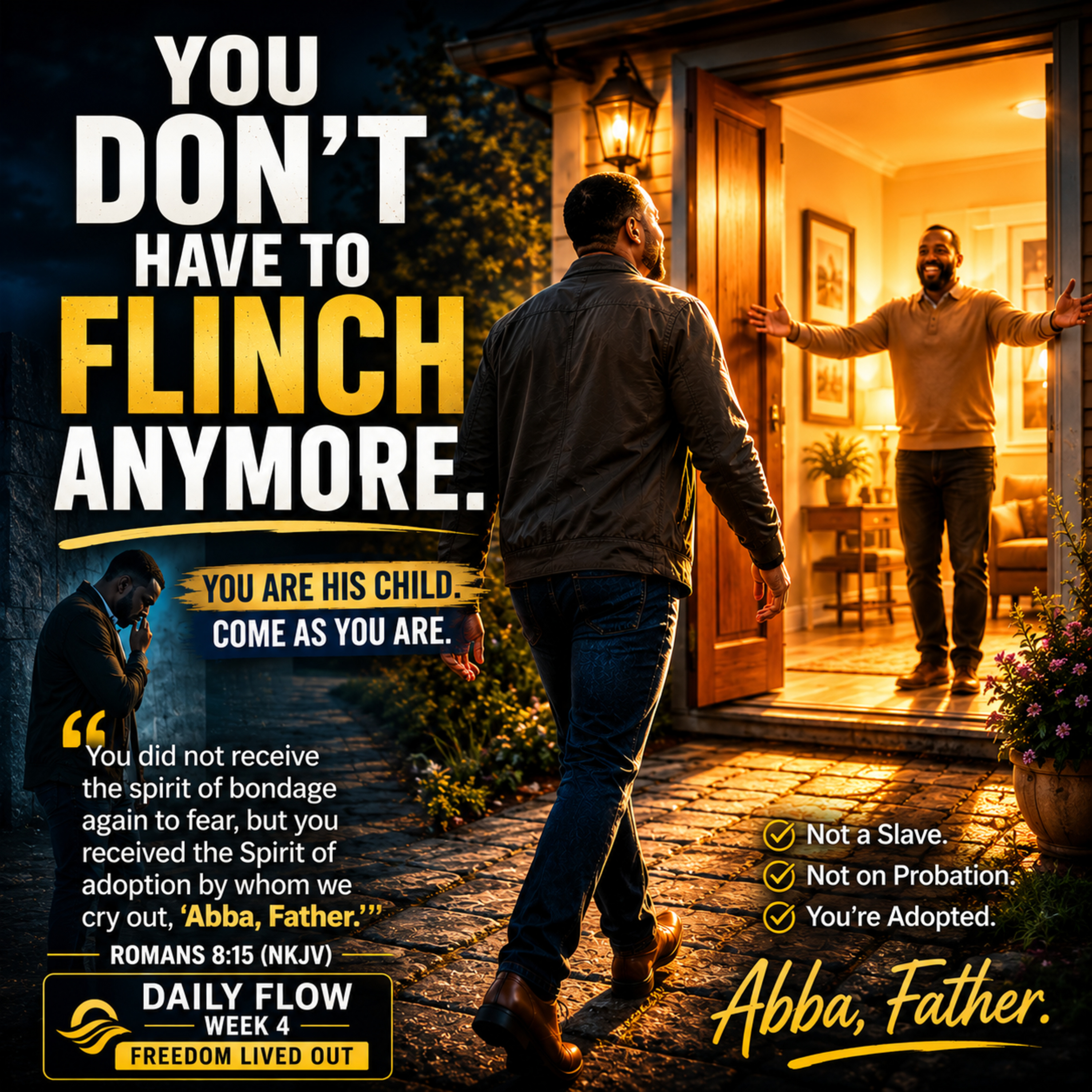 Ep 206 - You Don’t Have to Flinch Anymore | Romans 8:15 episode artwork