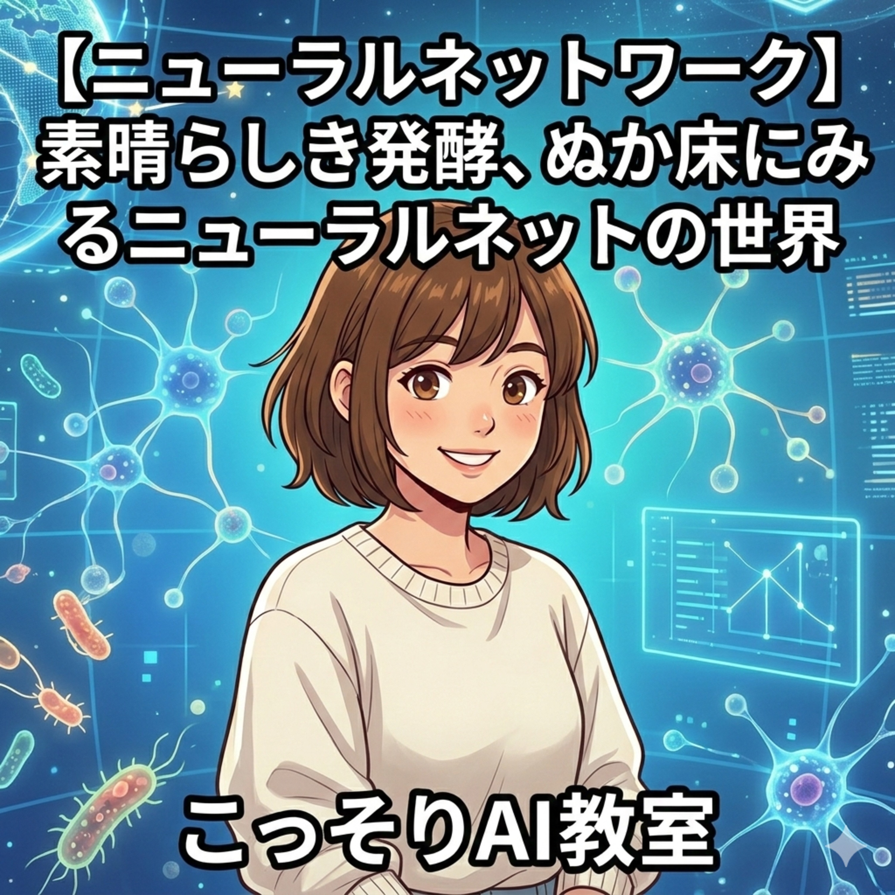【ニューラルネットワーク】素晴らしき発酵、ぬか床にみるニューラルネットの世界 episode artwork