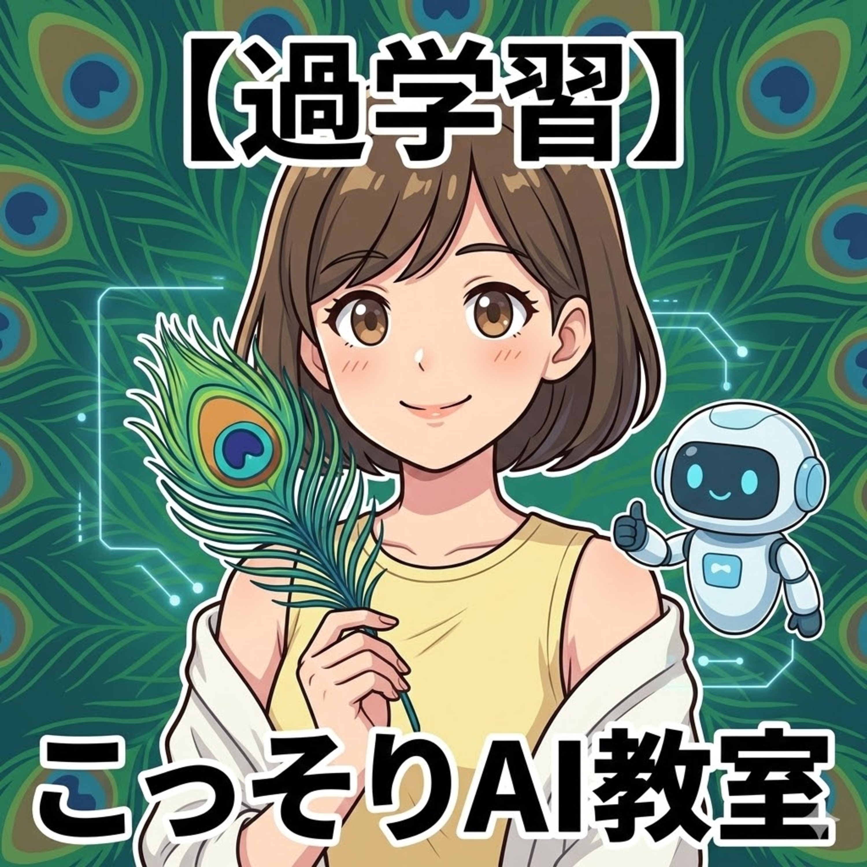 【過学習】モテすぎて絶滅の危機？AIが陥る「クジャクの羽」のジレンマ episode artwork