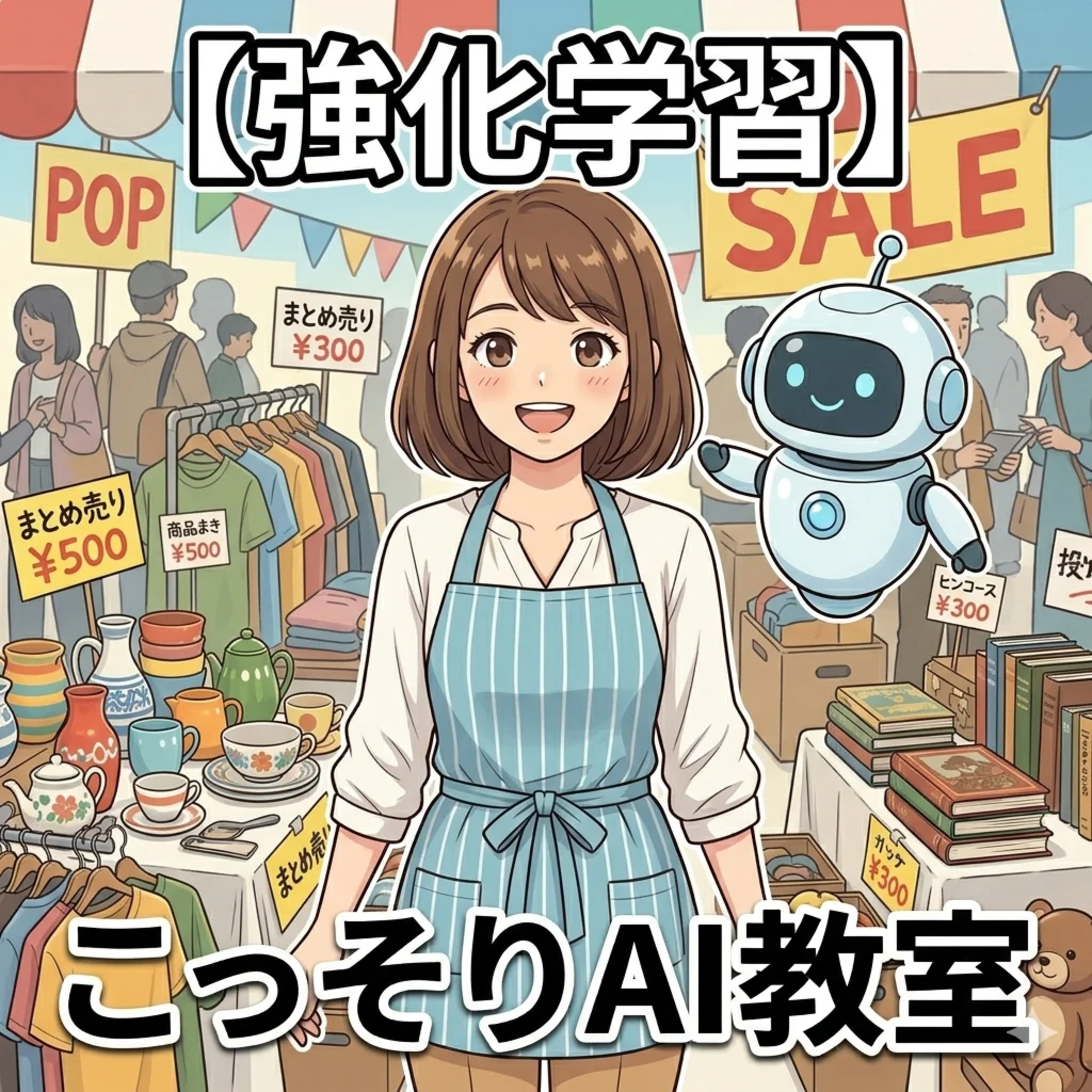 【強化学習】値下げ、まとめ売り、投げ売り。その試行錯誤が学習だった episode artwork