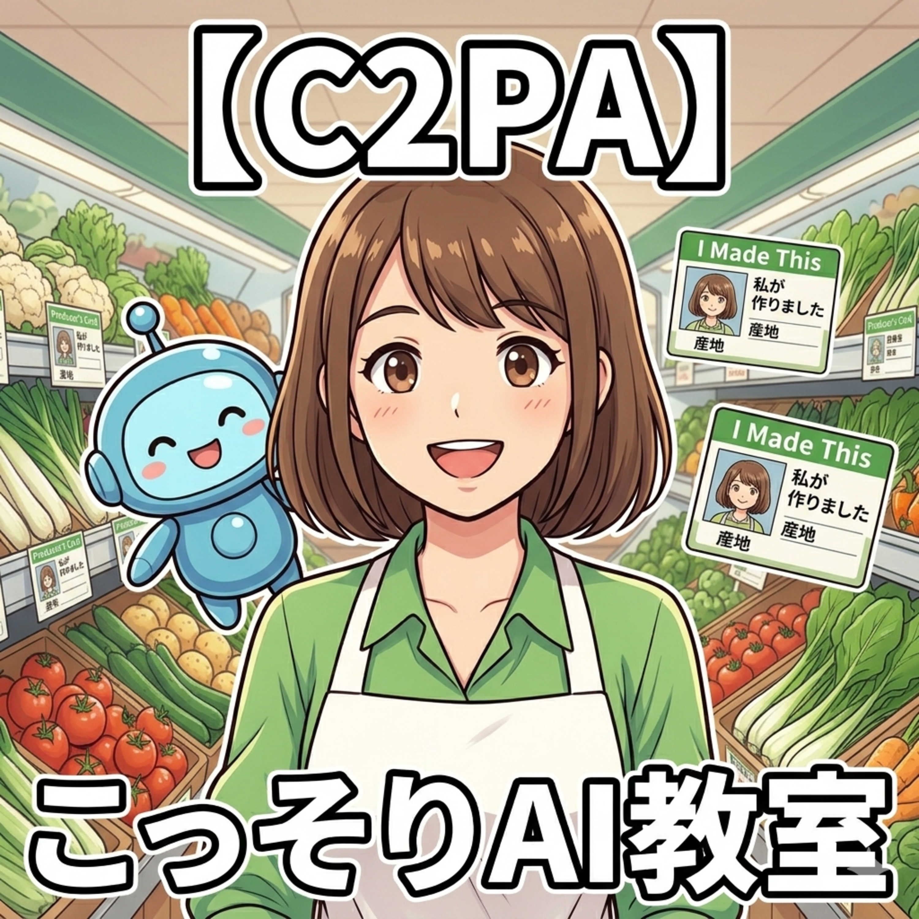【C2PA】スーパーの生産者表示、見習ってみませんか？ episode artwork