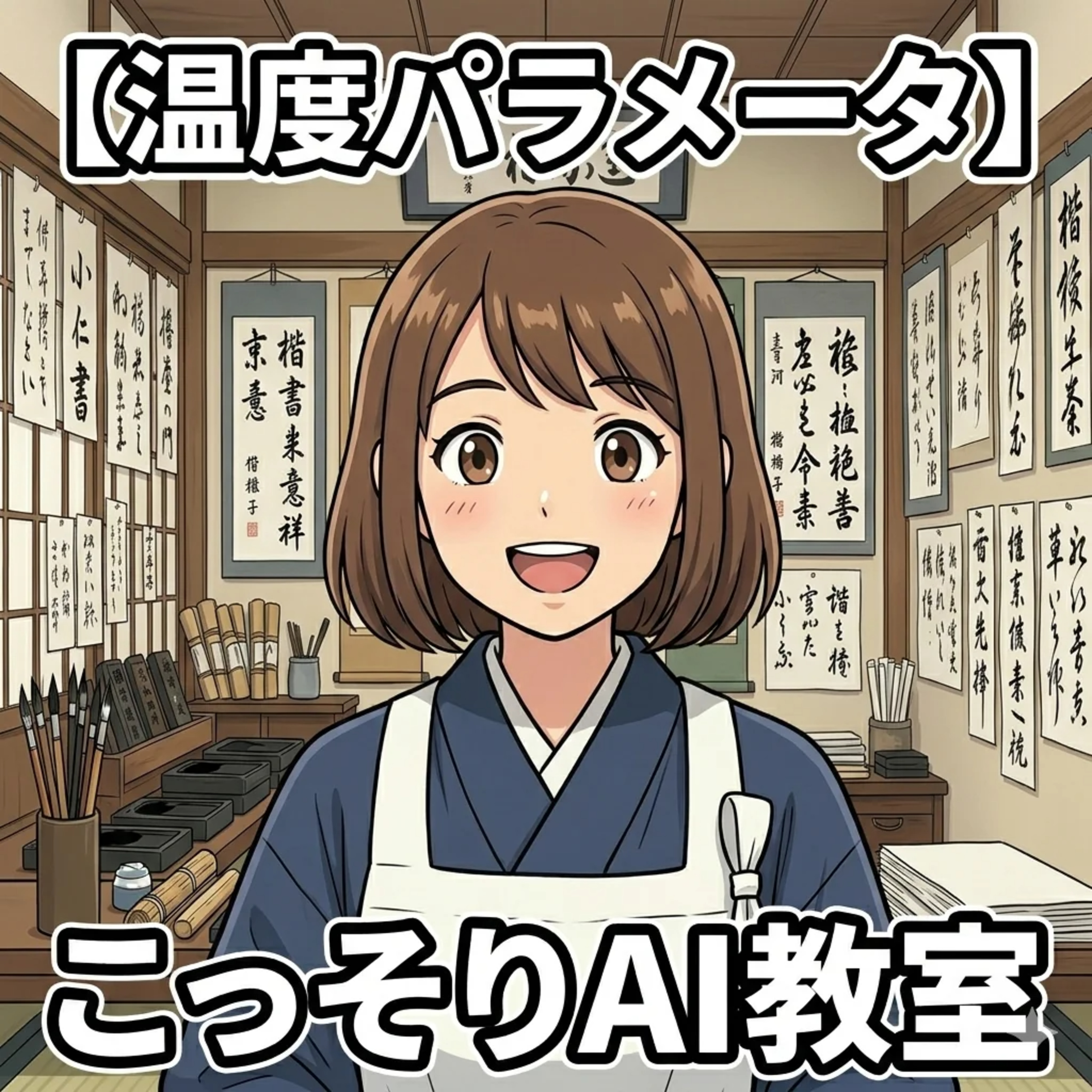 楷書と草書。その「崩し度合い」がAIの個性を決めていた episode artwork