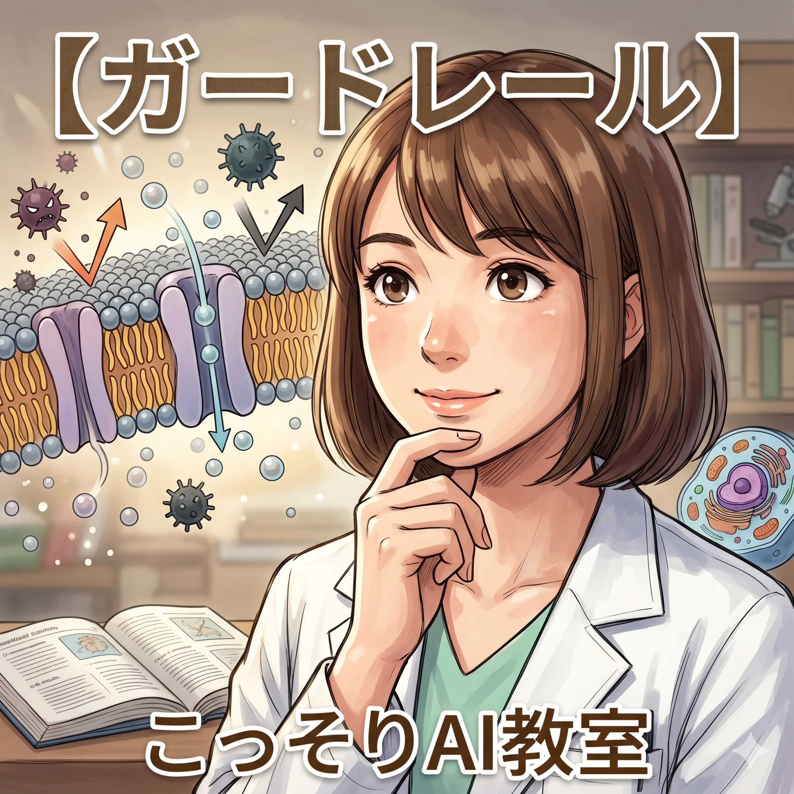 【ガードレール】中学理科がここで役立つとは。AIの防御壁の正体は細胞膜だった episode artwork