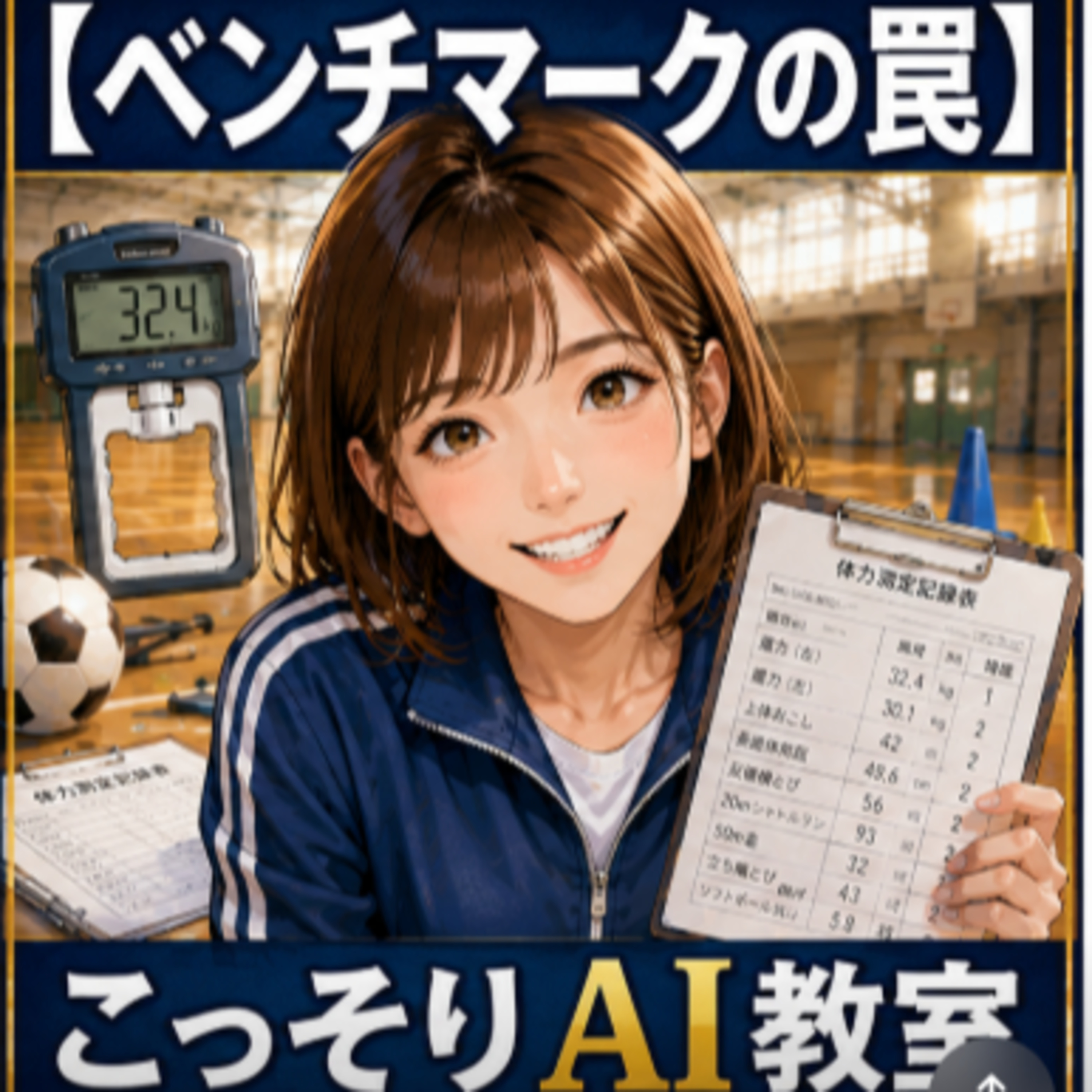 【ベンチマークの罠】体力測定で1位でも試合で勝てない理由、AIも同じだった episode artwork