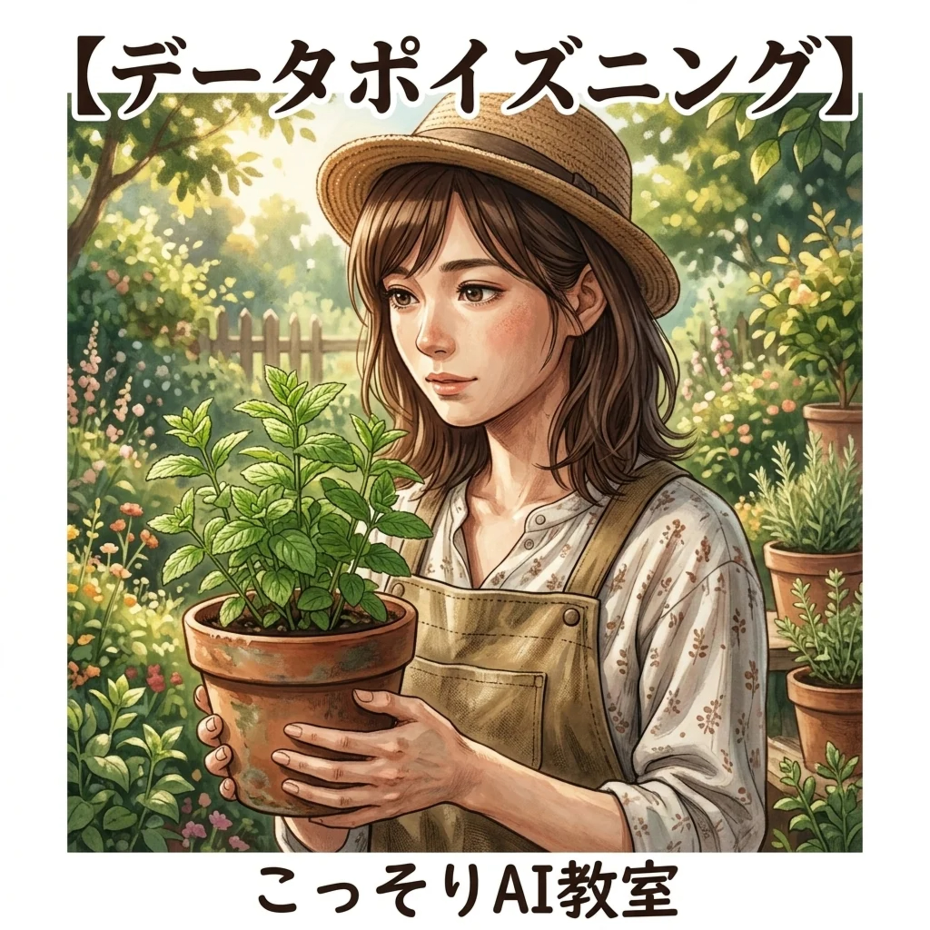【データポイズニング】一株のミントが庭を壊す？AIに忍び寄る「見えない毒」の正体 episode artwork