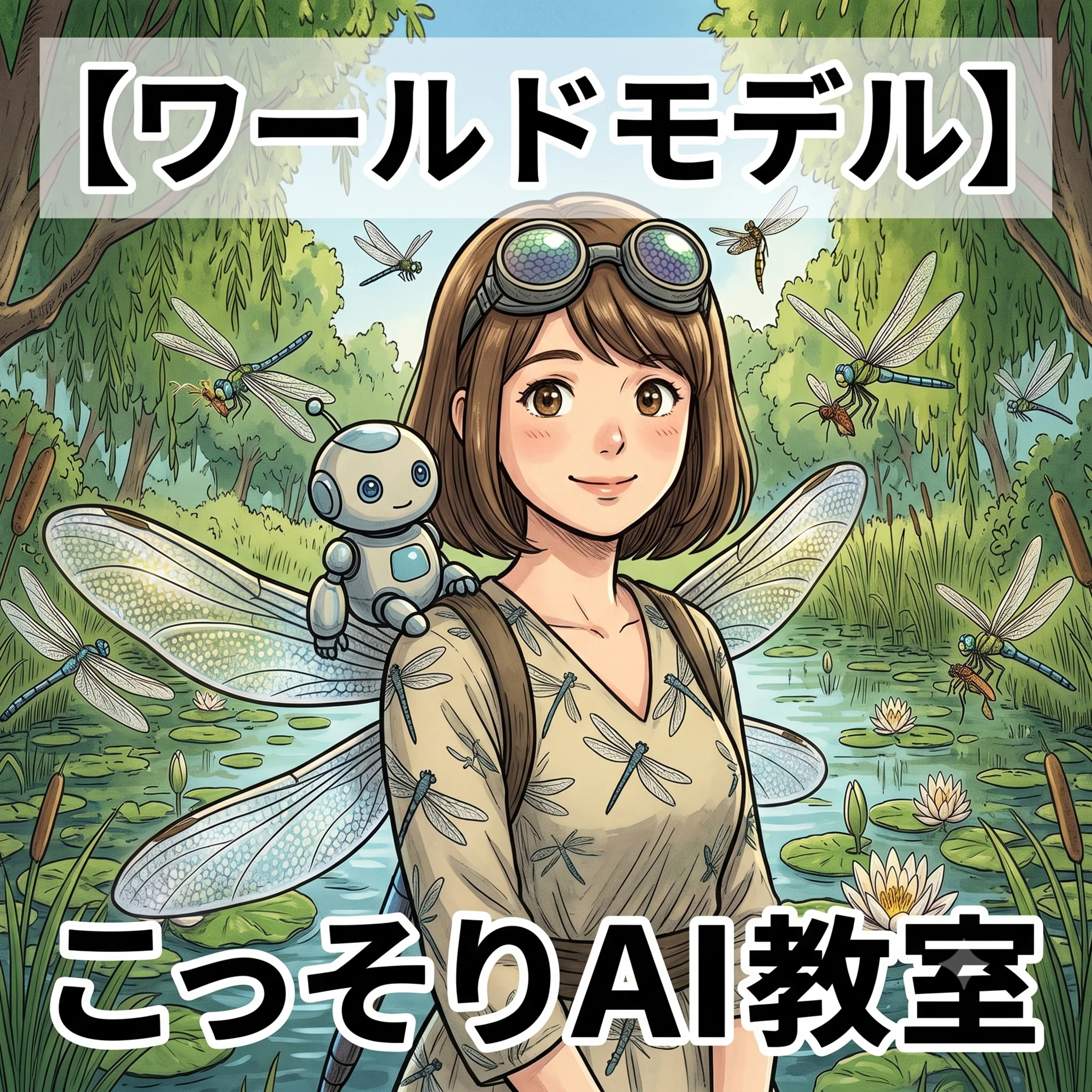 【ワールドモデル】トンボが虫を捕まえる仕組み、実はAIと同じだった episode artwork