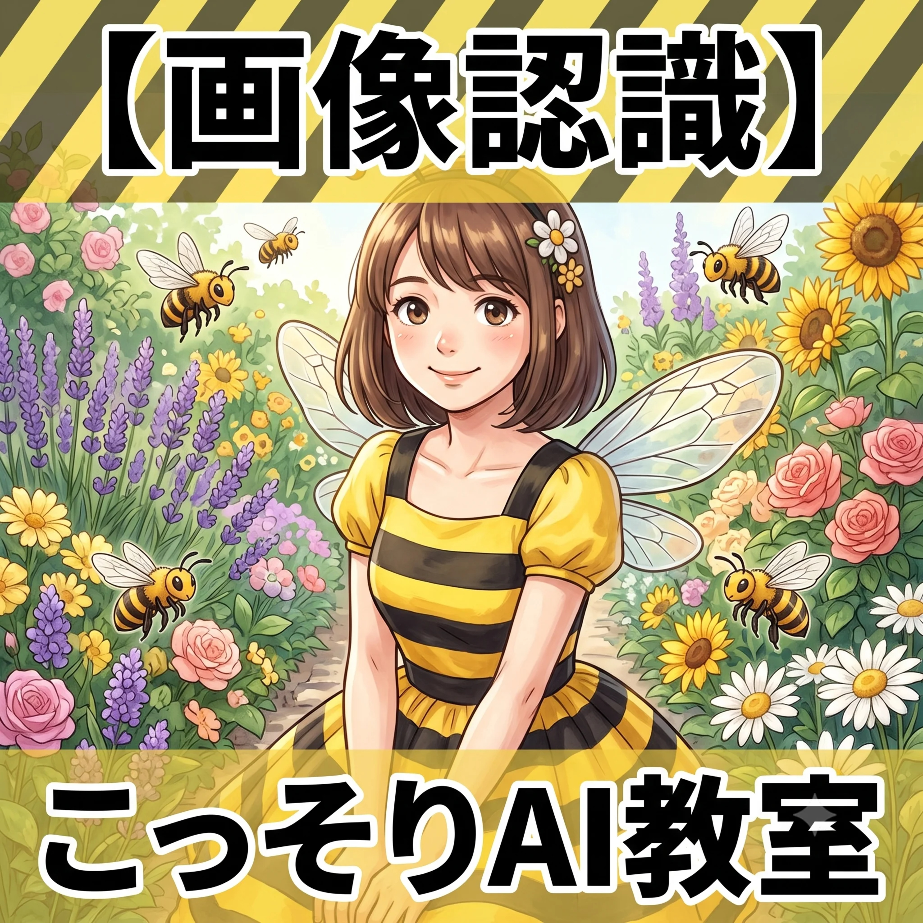 【画像認識】花の模様を読むミツバチと、写真を読むAI episode artwork