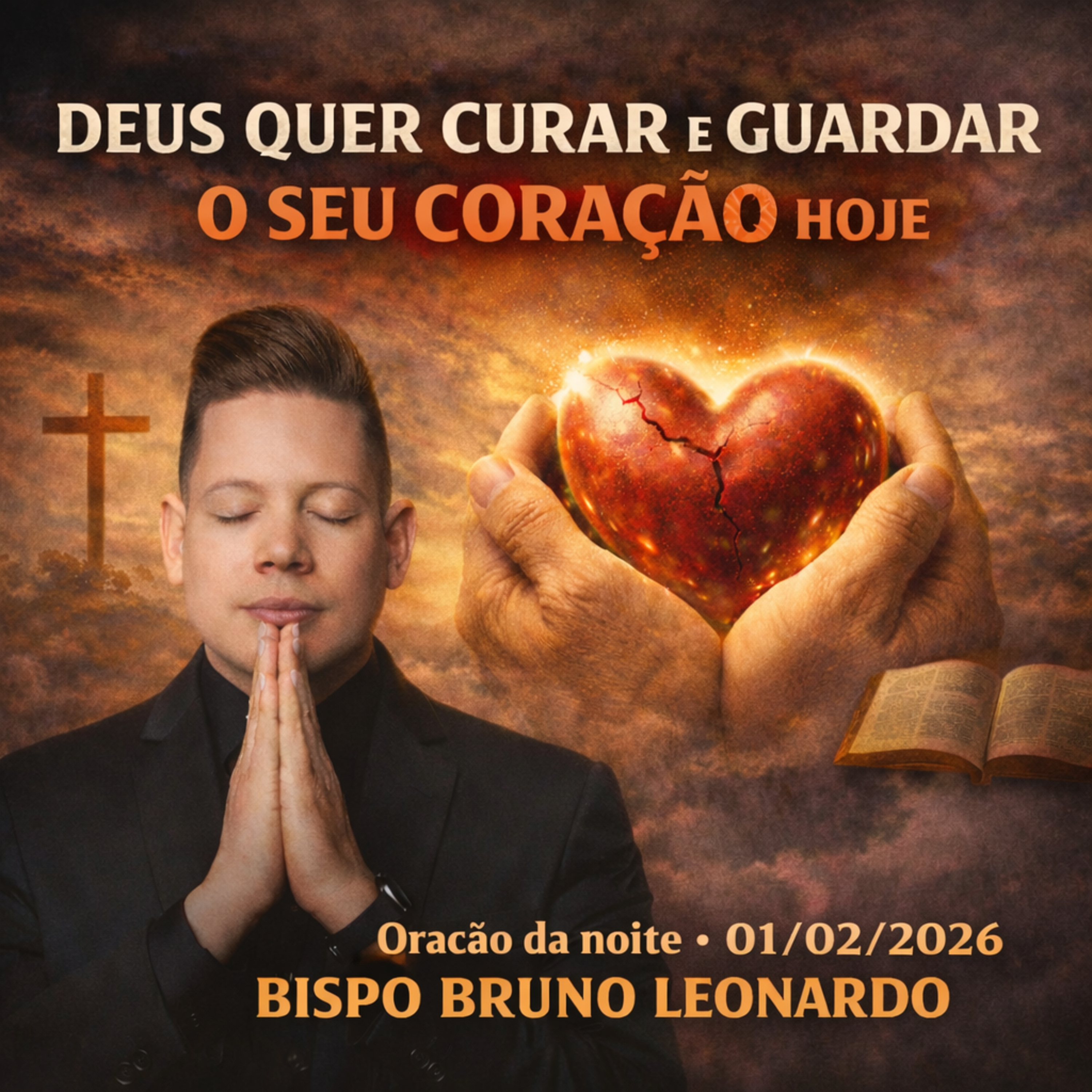 Oração da noite 01/02 - Deus cura e guarda o coração ferido episode artwork