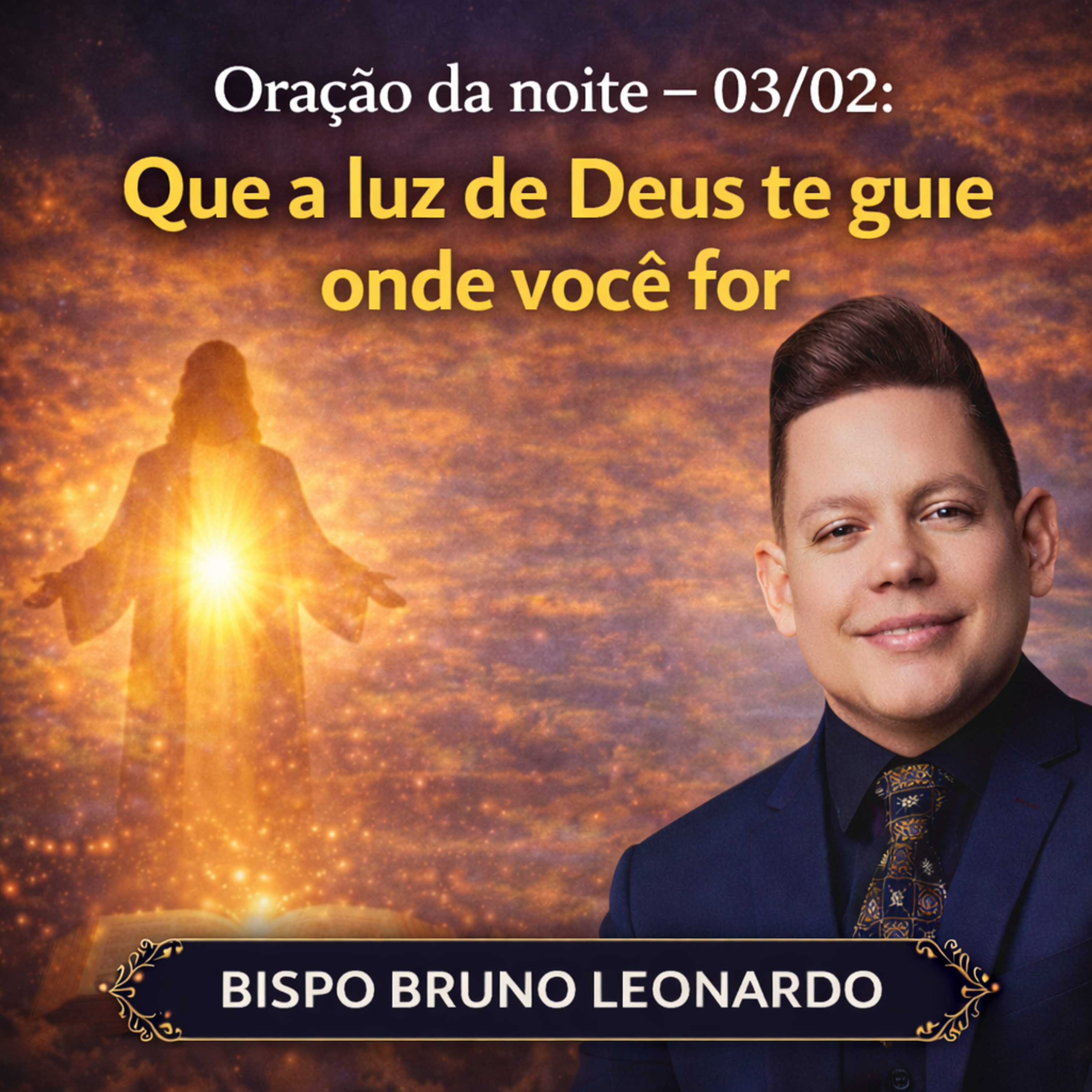 Oração da noite – 03/02: Que a luz de Deus te guie onde você for episode artwork