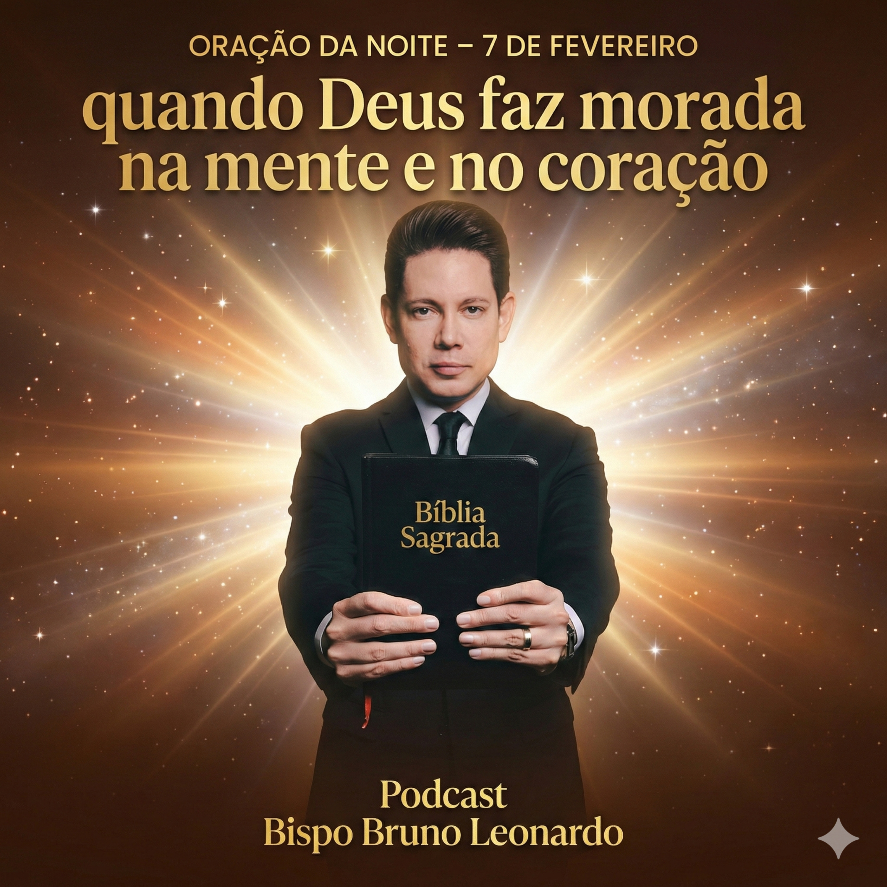 Oração da Noite – 07/02: quando Deus faz morada na mente e no coração episode artwork