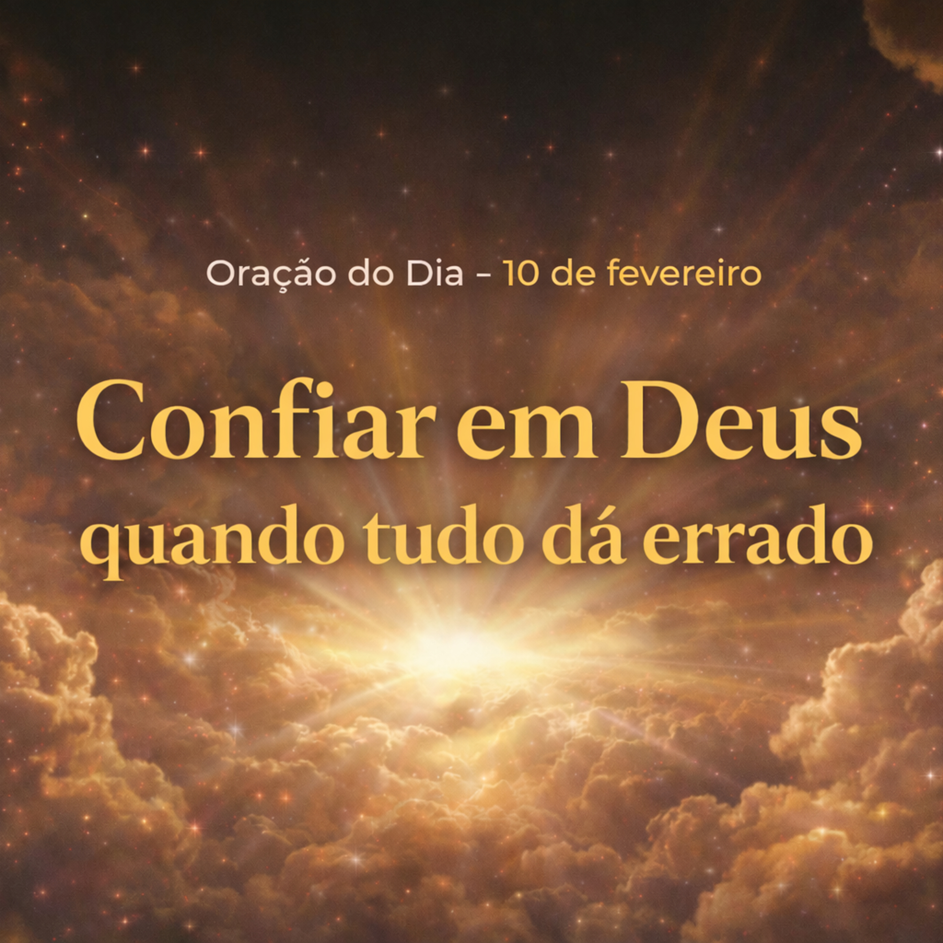 Oração do Dia - 10/02: Confiar em Deus quando tudo dá errado episode artwork