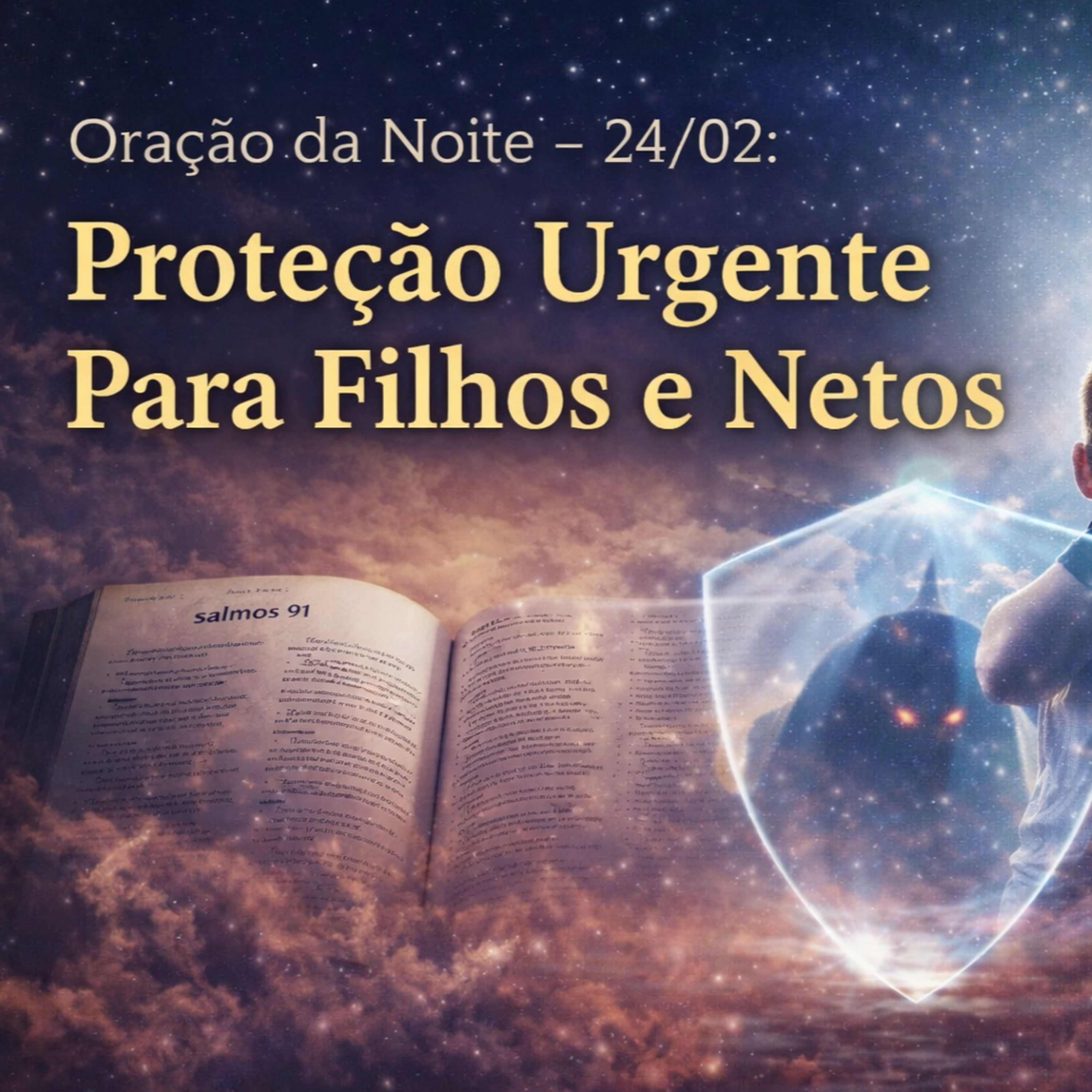 Oração da Noite – 24/02: Proteção urgente para filhos e netos episode artwork