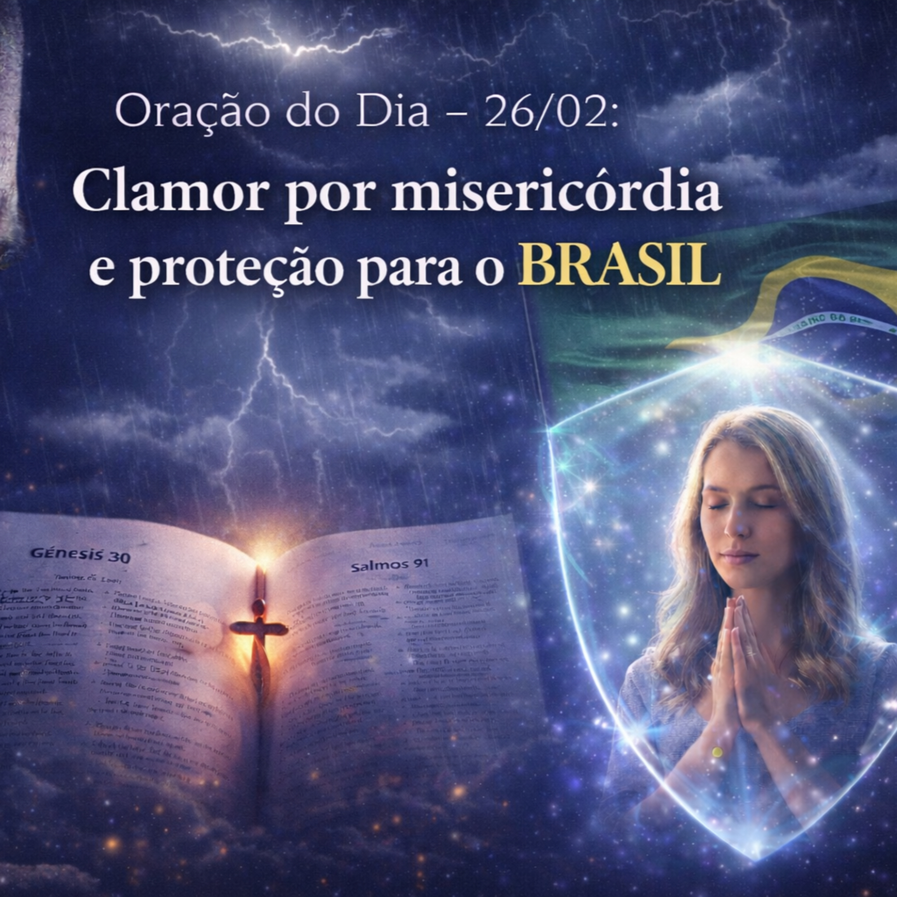 Oração do Dia – 26/02: Clamor por misericórdia e proteção para o Brasil episode artwork