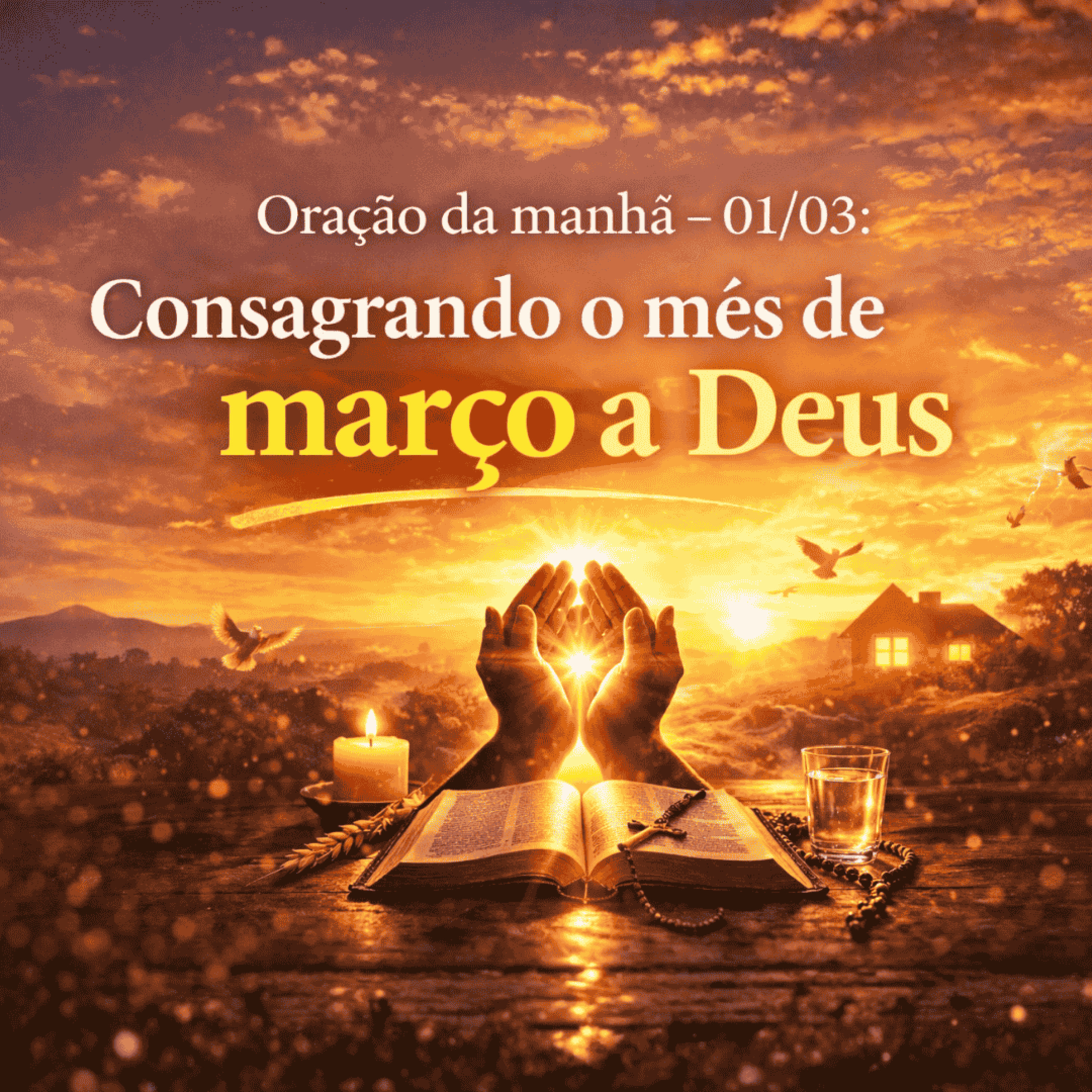 Oração da manhã – 01/03: Consagrando o mês de março a Deus episode artwork