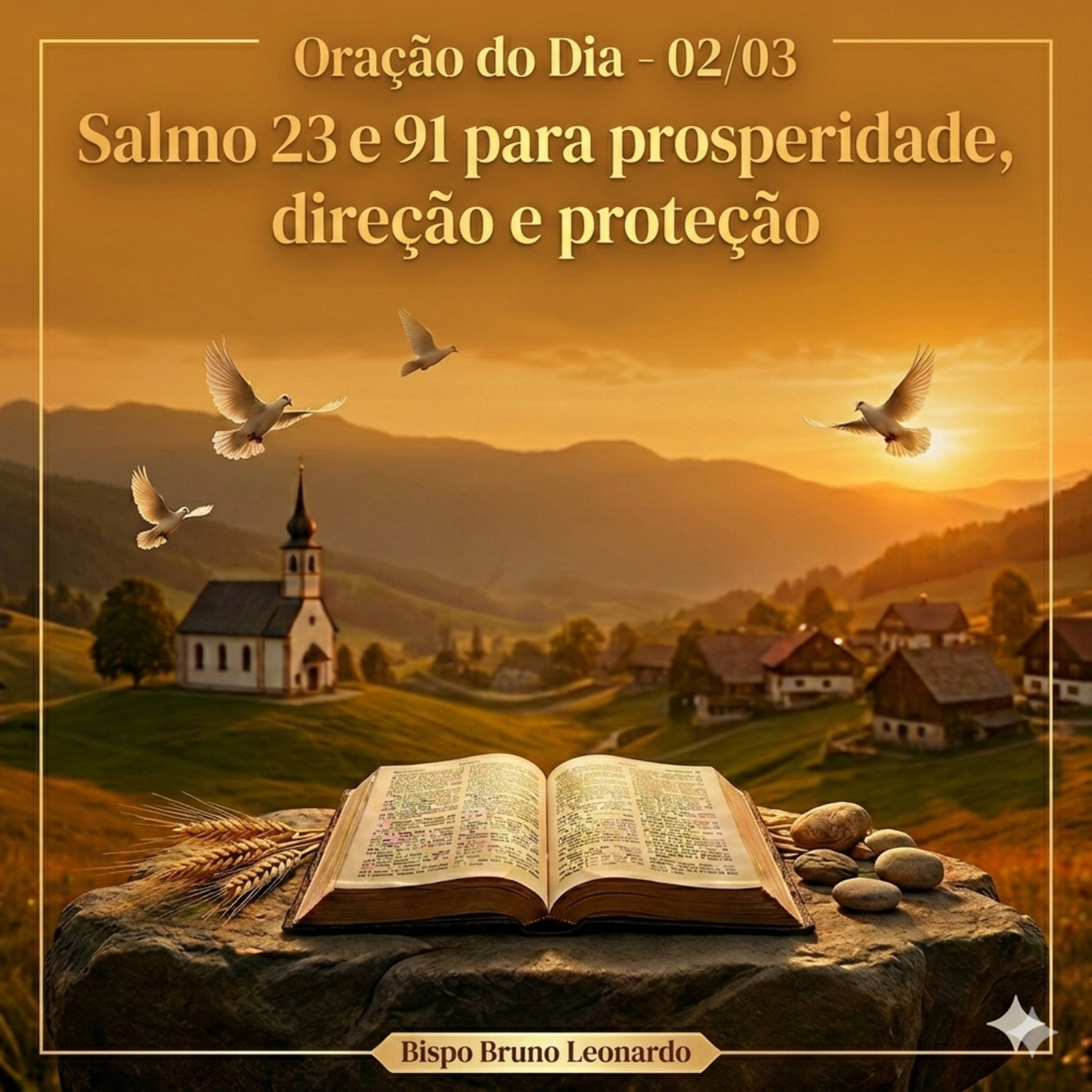 Oração do Dia – 02/03: Salmo 23 e 91 para prosperidade, direção e proteção episode artwork