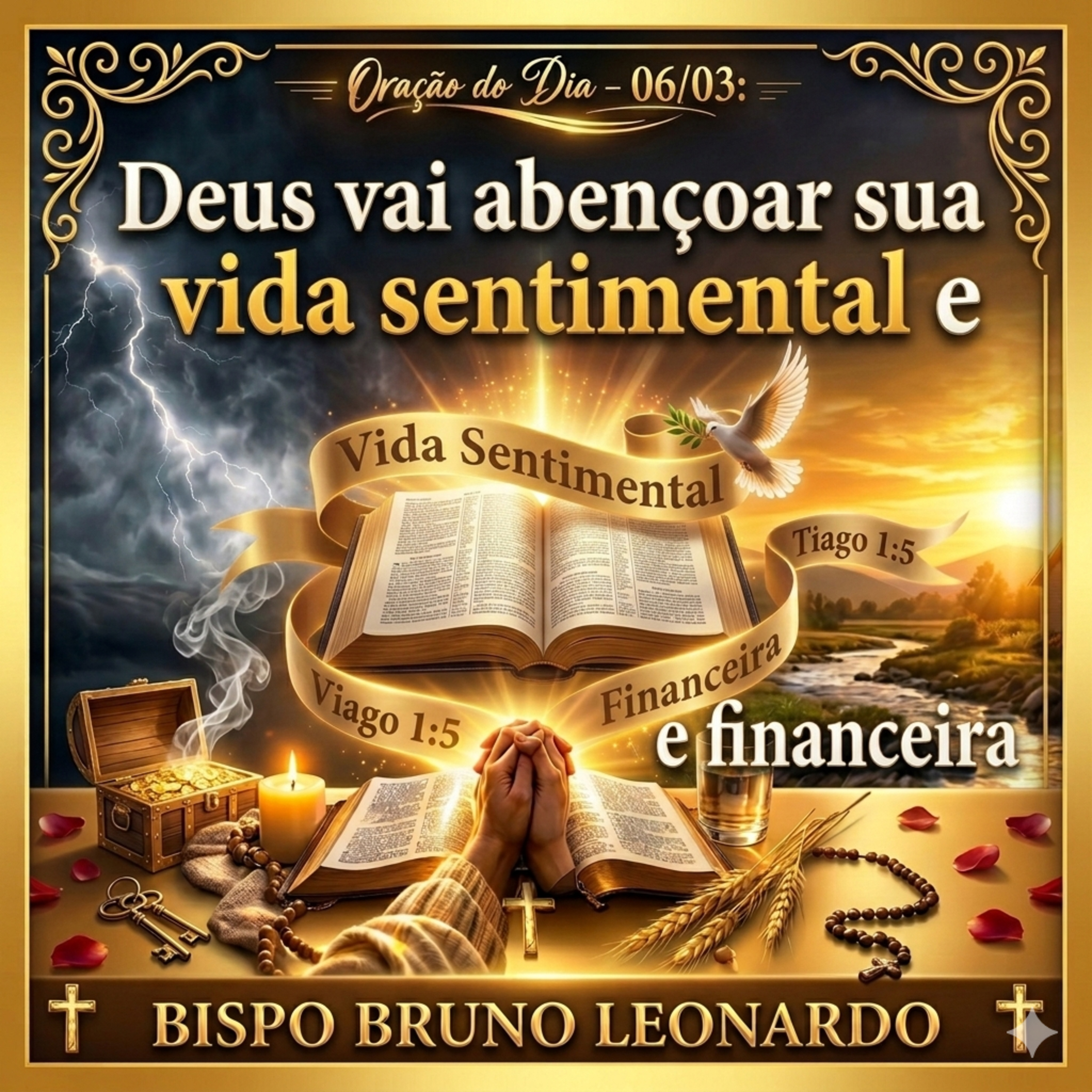 Oração do Dia – 06/03: Deus vai abençoar sua vida sentimental e financeira episode artwork