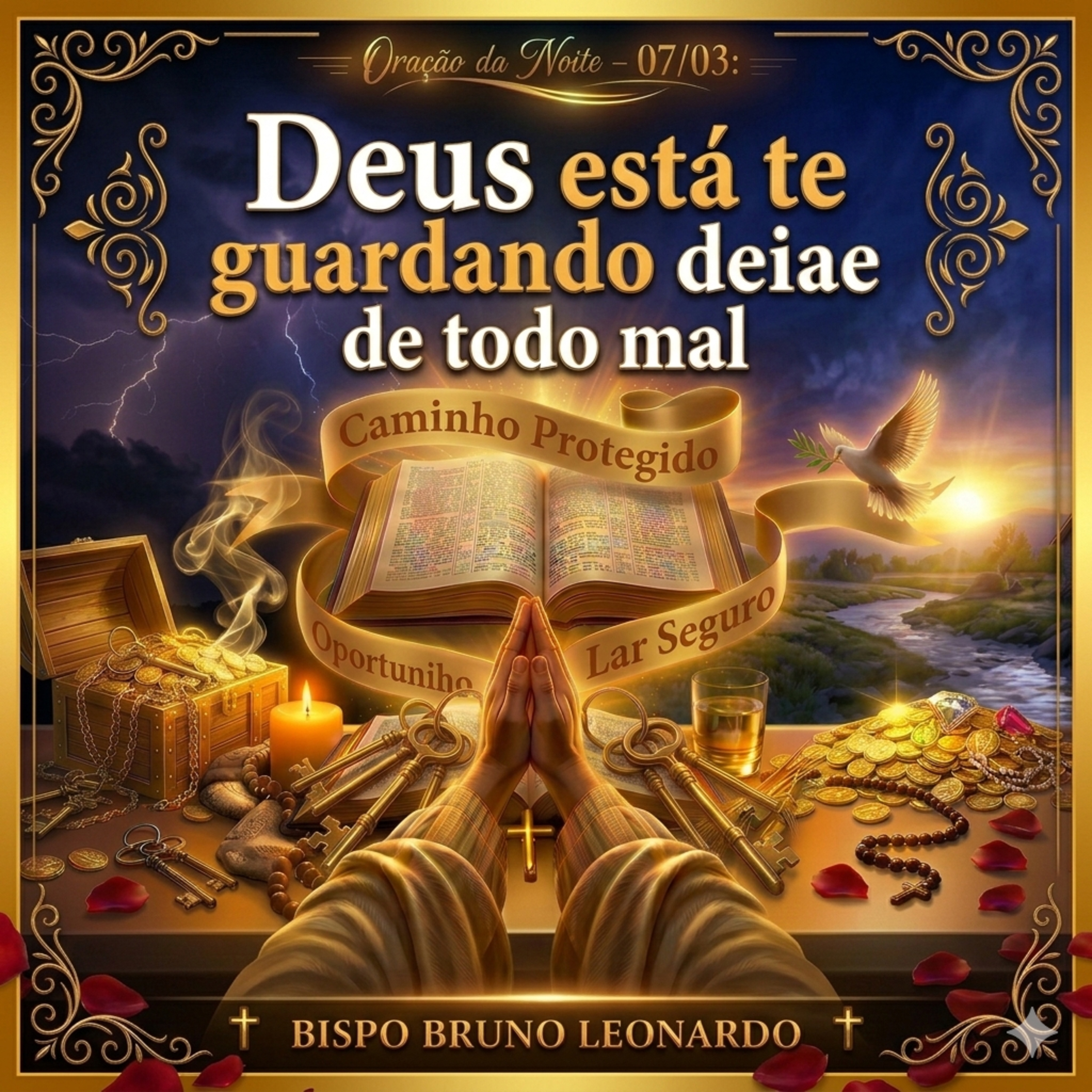 Oração da Noite – 07/03: Deus está te guardando de todo mal episode artwork