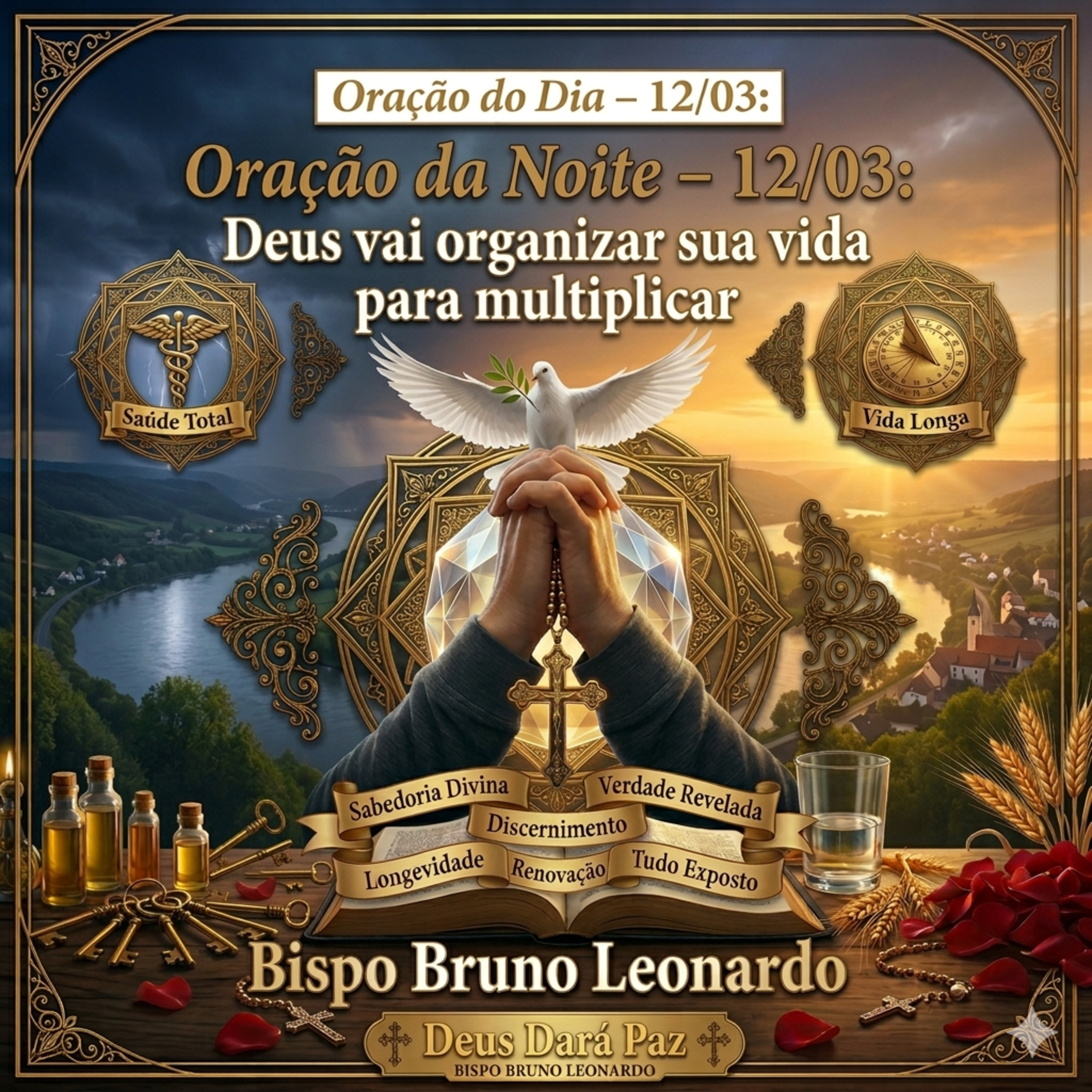 Oração da Noite – 12/03: Deus vai organizar sua vida para multiplicar episode artwork