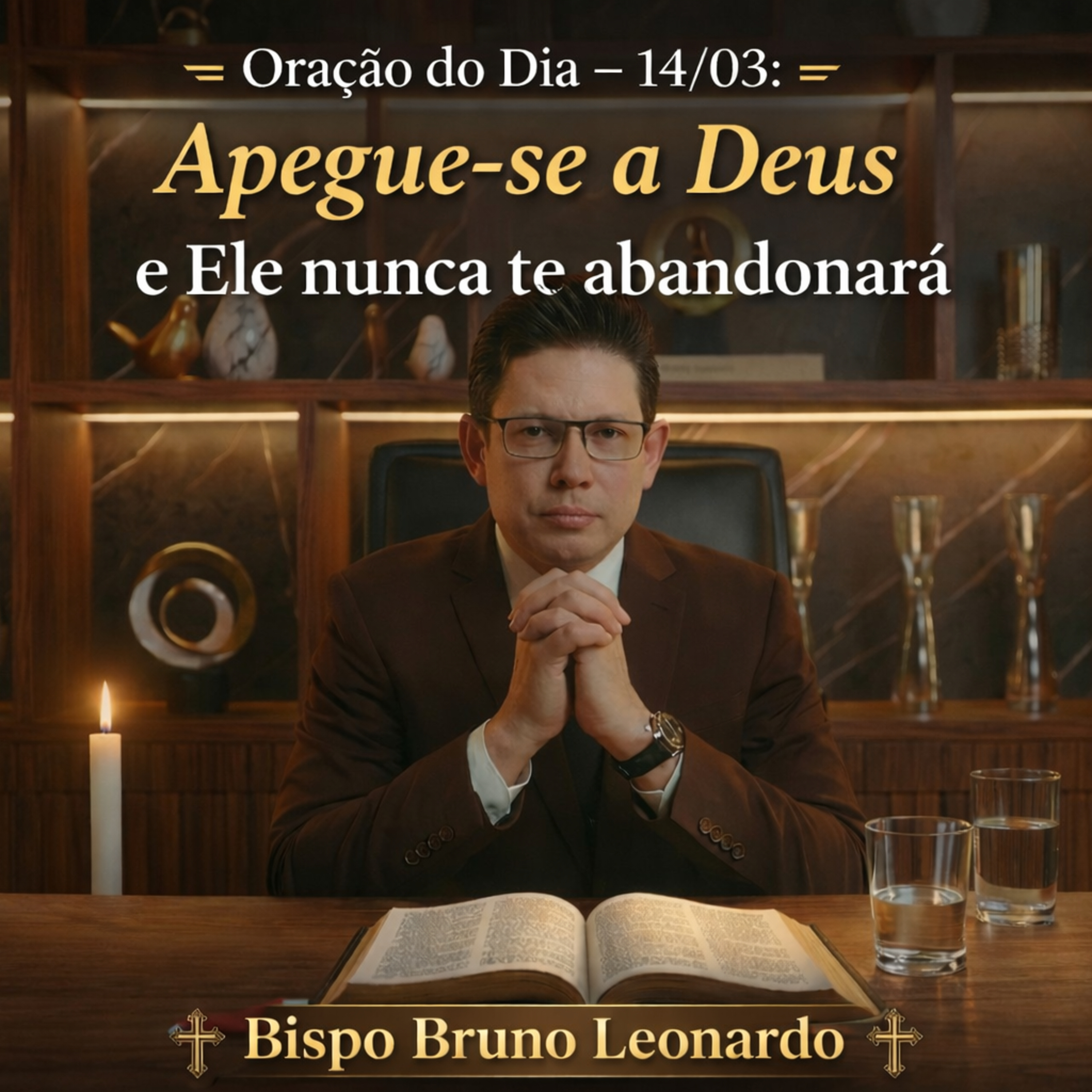 Oração do Dia – 14/03: Apegue-se a Deus e Ele nunca te abandonará episode artwork