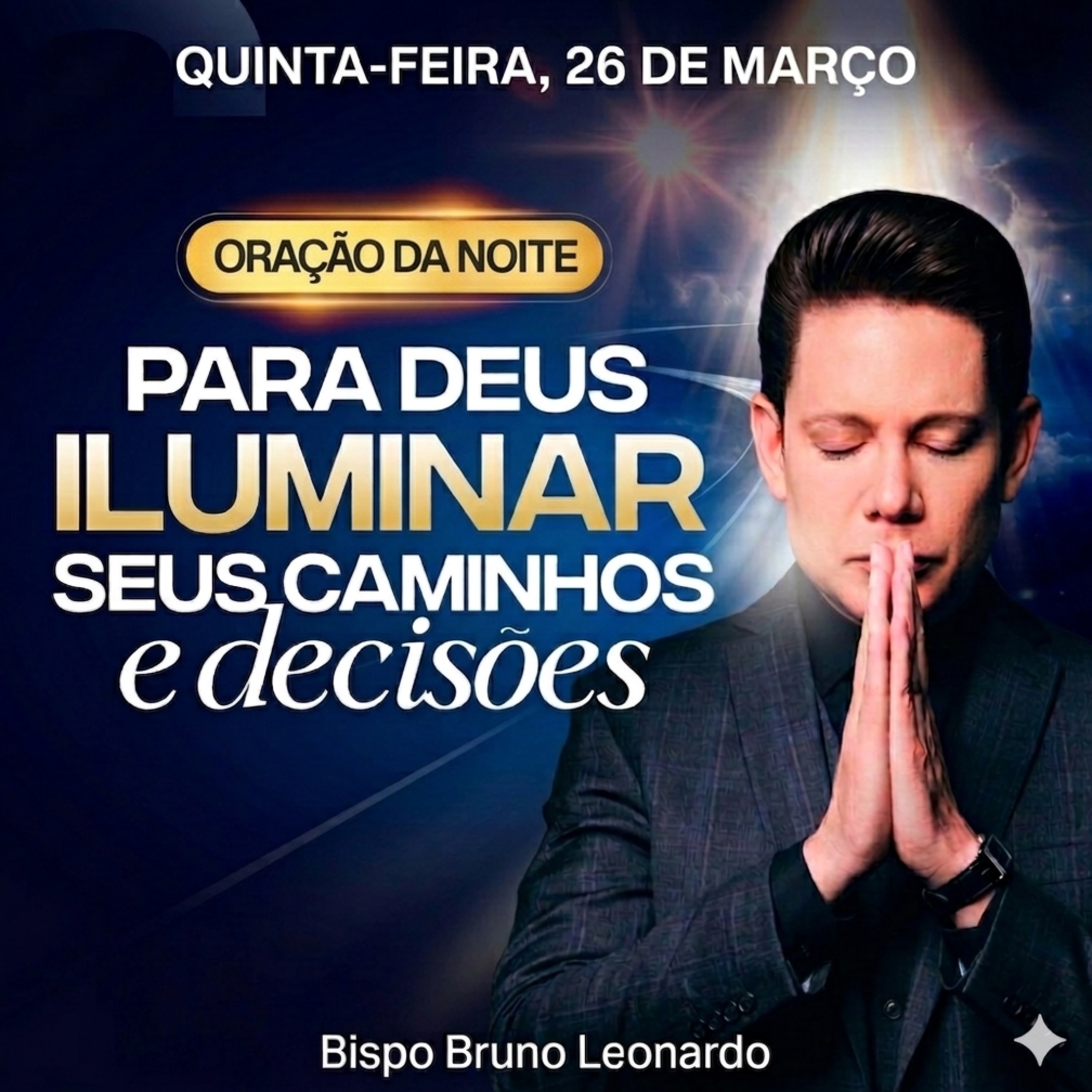 Oração da Noite – 26/03: Deus vai abrir seus olhos espirituais episode artwork