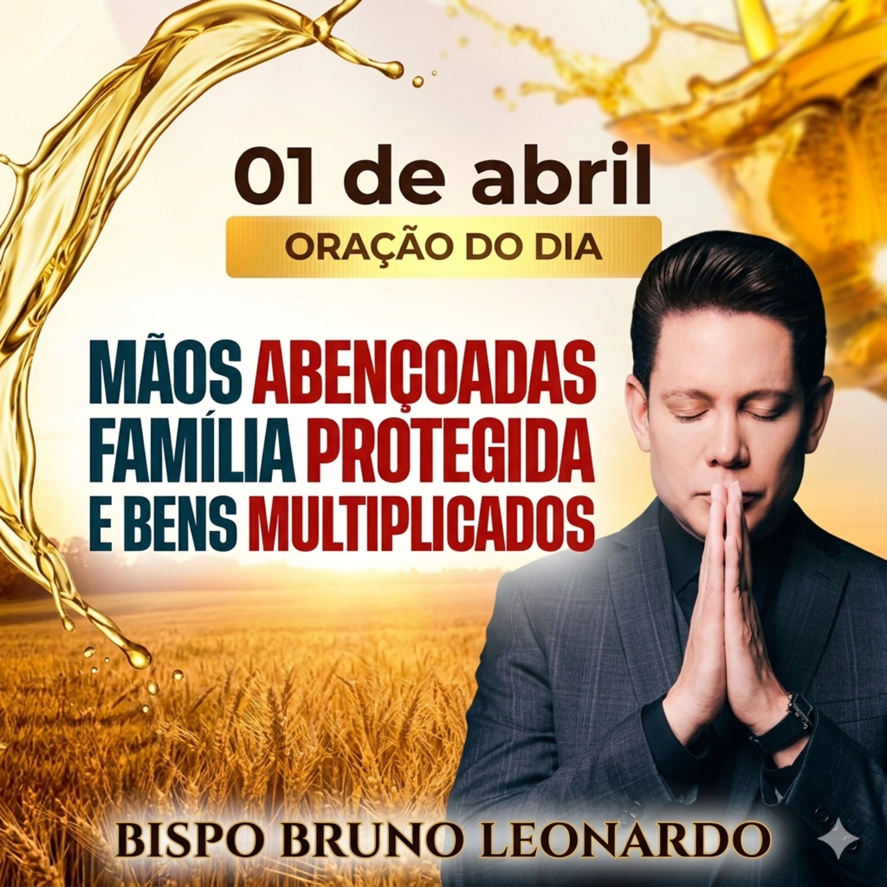 Oração do Dia - 01/04: Consagre o mês a Deus e receba as bênçãos do Salmo 23 episode artwork