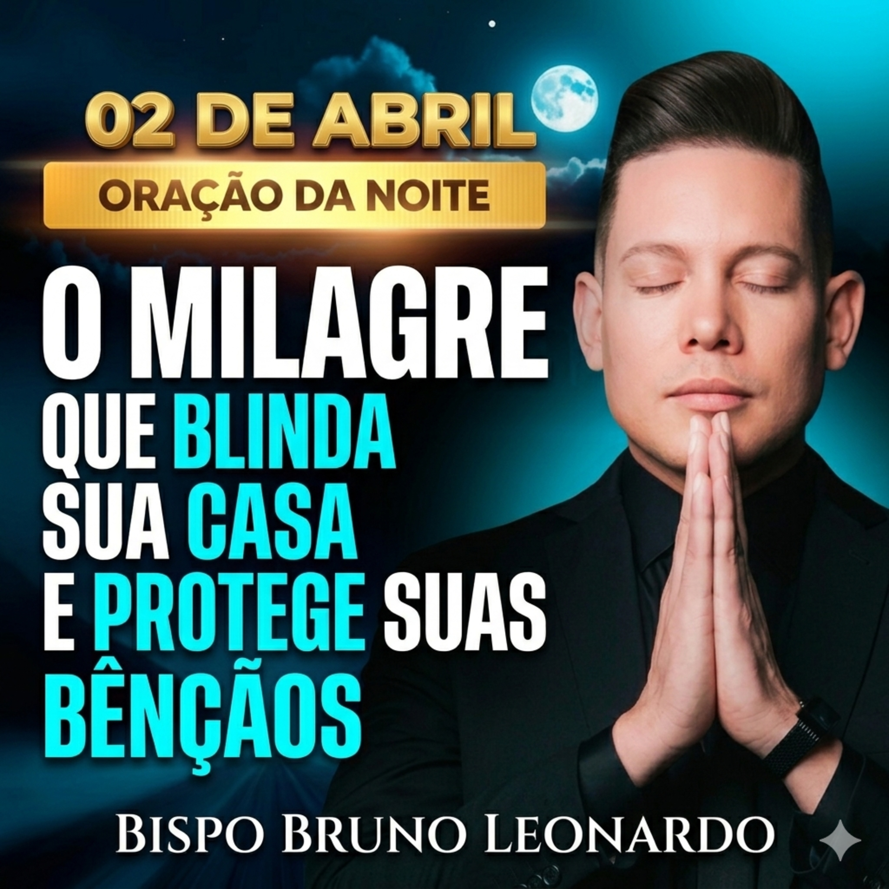 Oração da Noite - 02/04: Deus está te tirando para te proteger e preparar algo melhor episode artwork