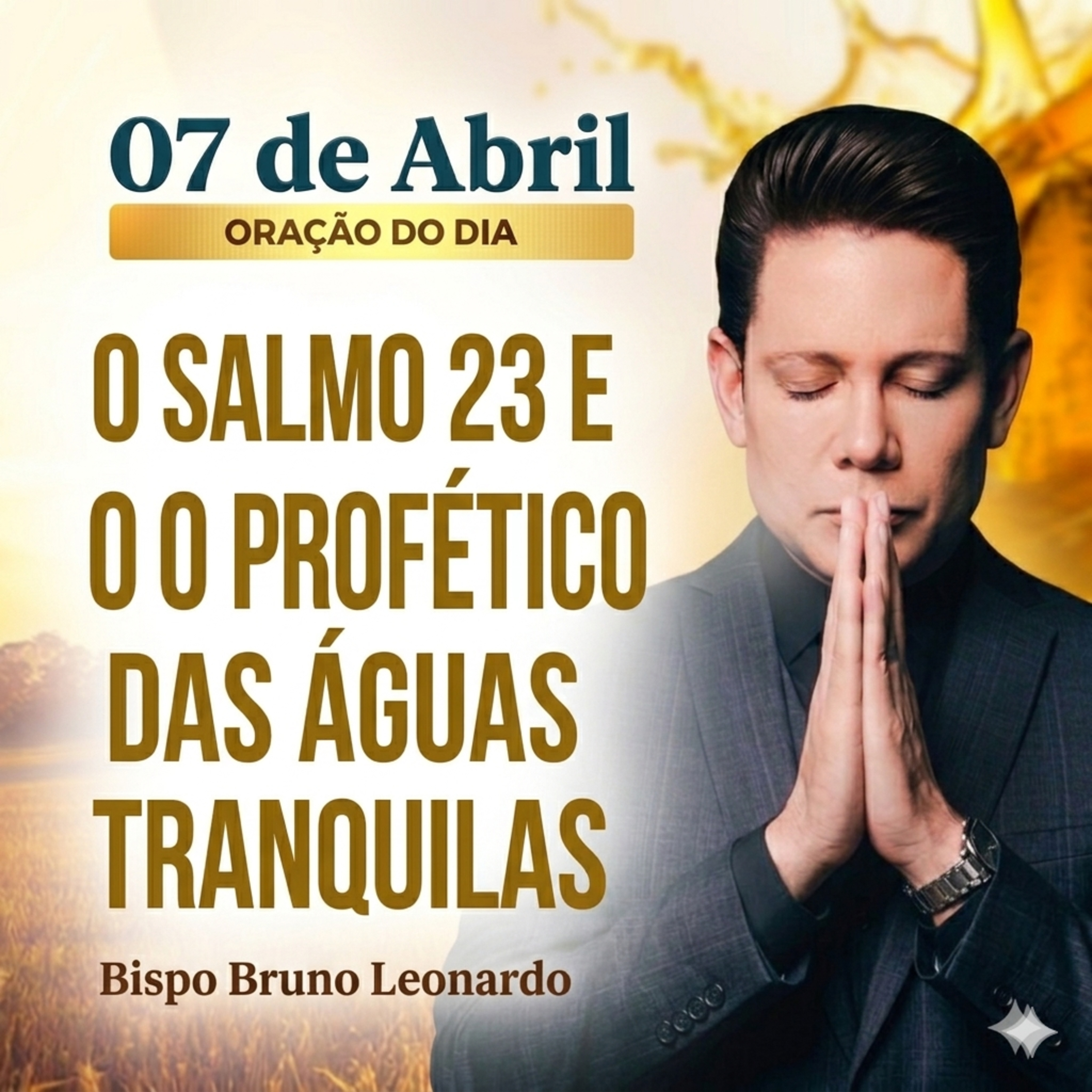 Oração do Dia - 07/04: O Salmo 23 e o ato profético das águas tranquilas episode artwork