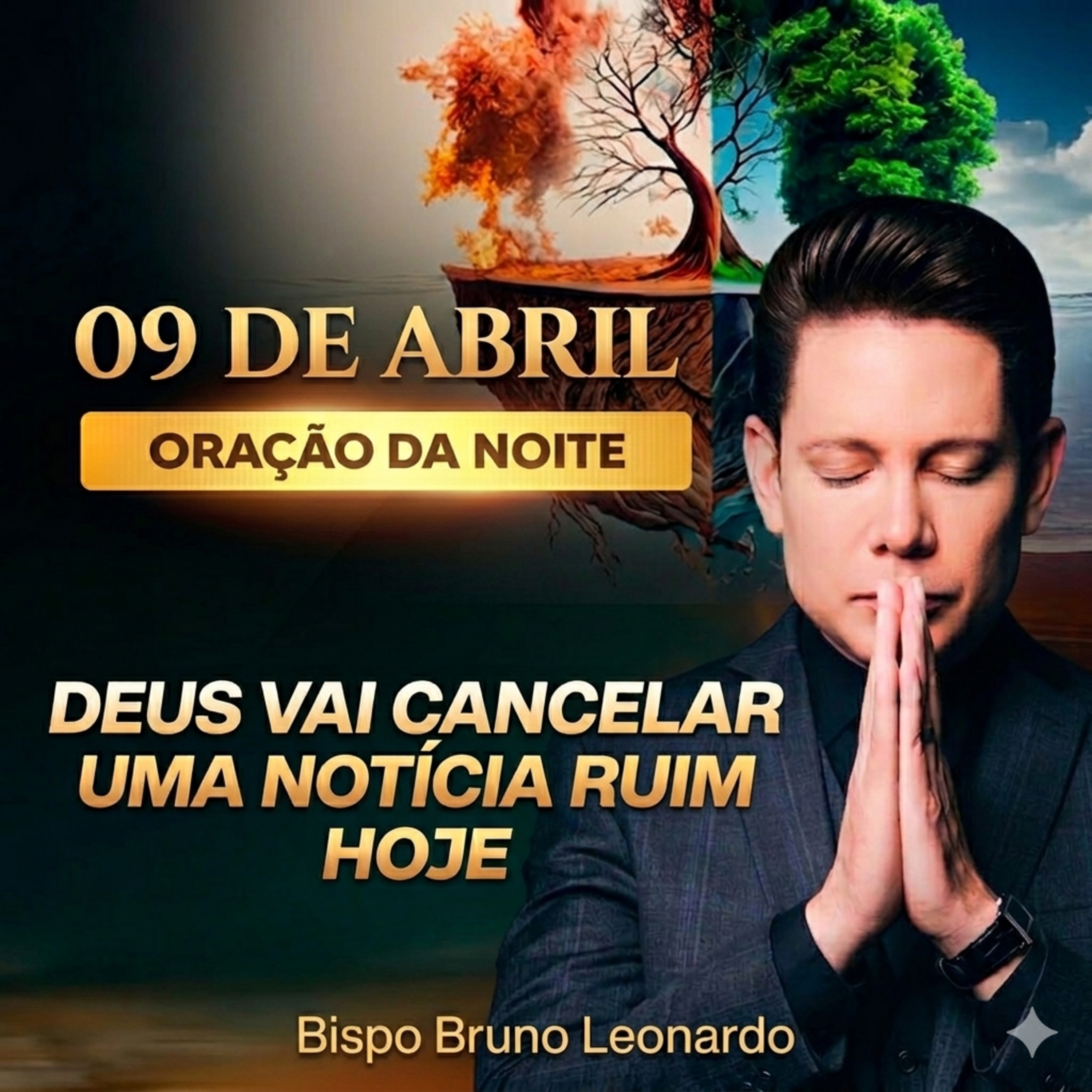 Oração da Noite - 09/04: Deus vai cancelar uma notícia ruim hoje episode artwork
