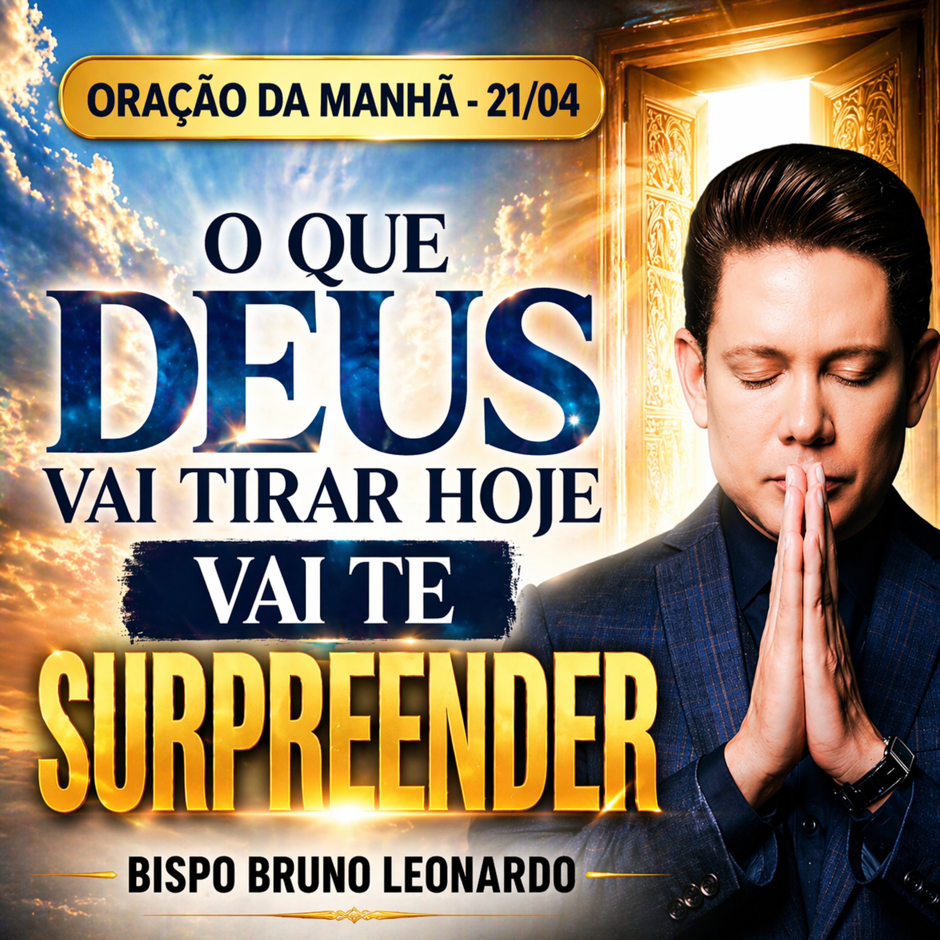Oração da Manhã - 21/04 — O que Deus vai tirar hoje vai te surpreender episode artwork