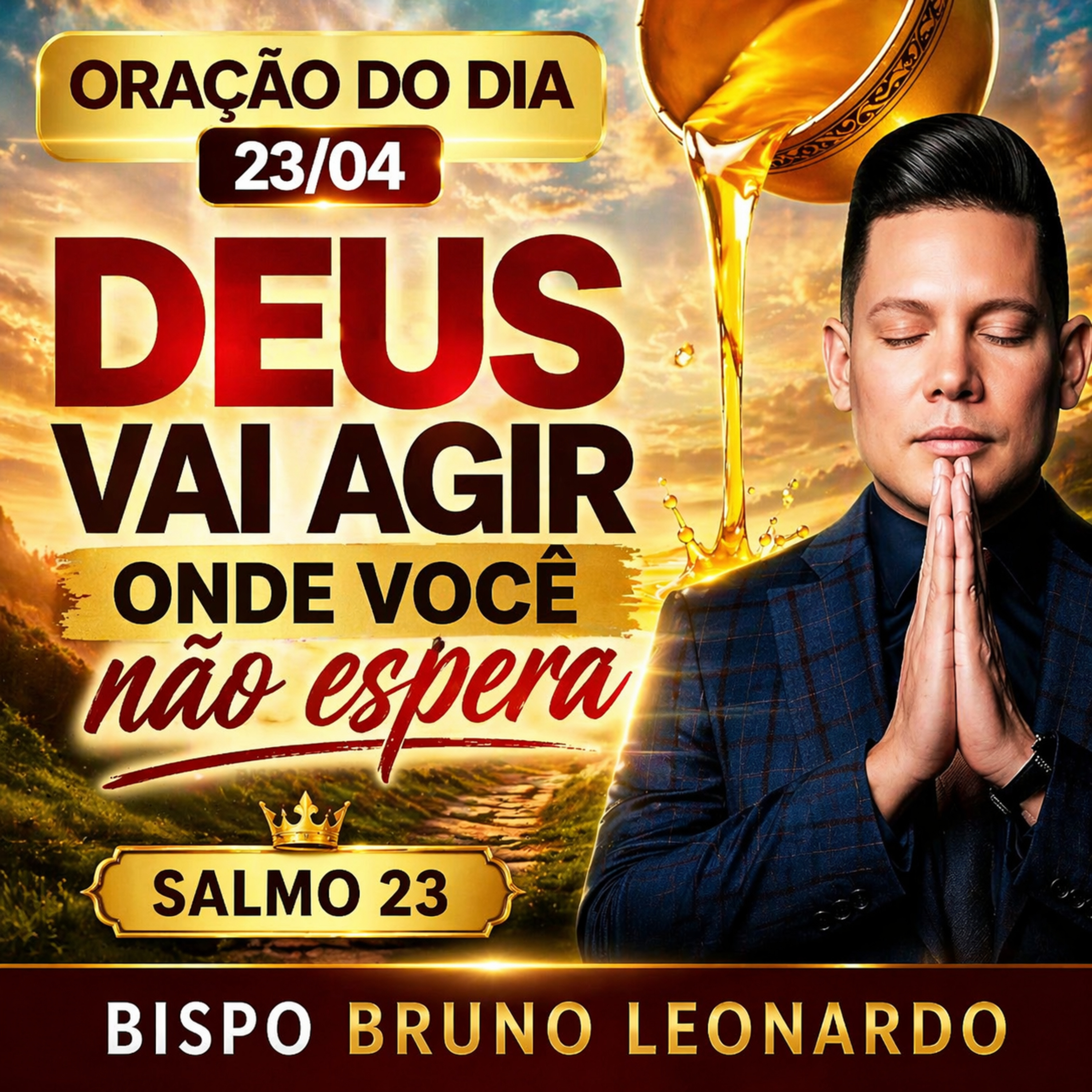 Oração do Dia - 23/04: Deus vai agir onde você não espera (receba agora) episode artwork