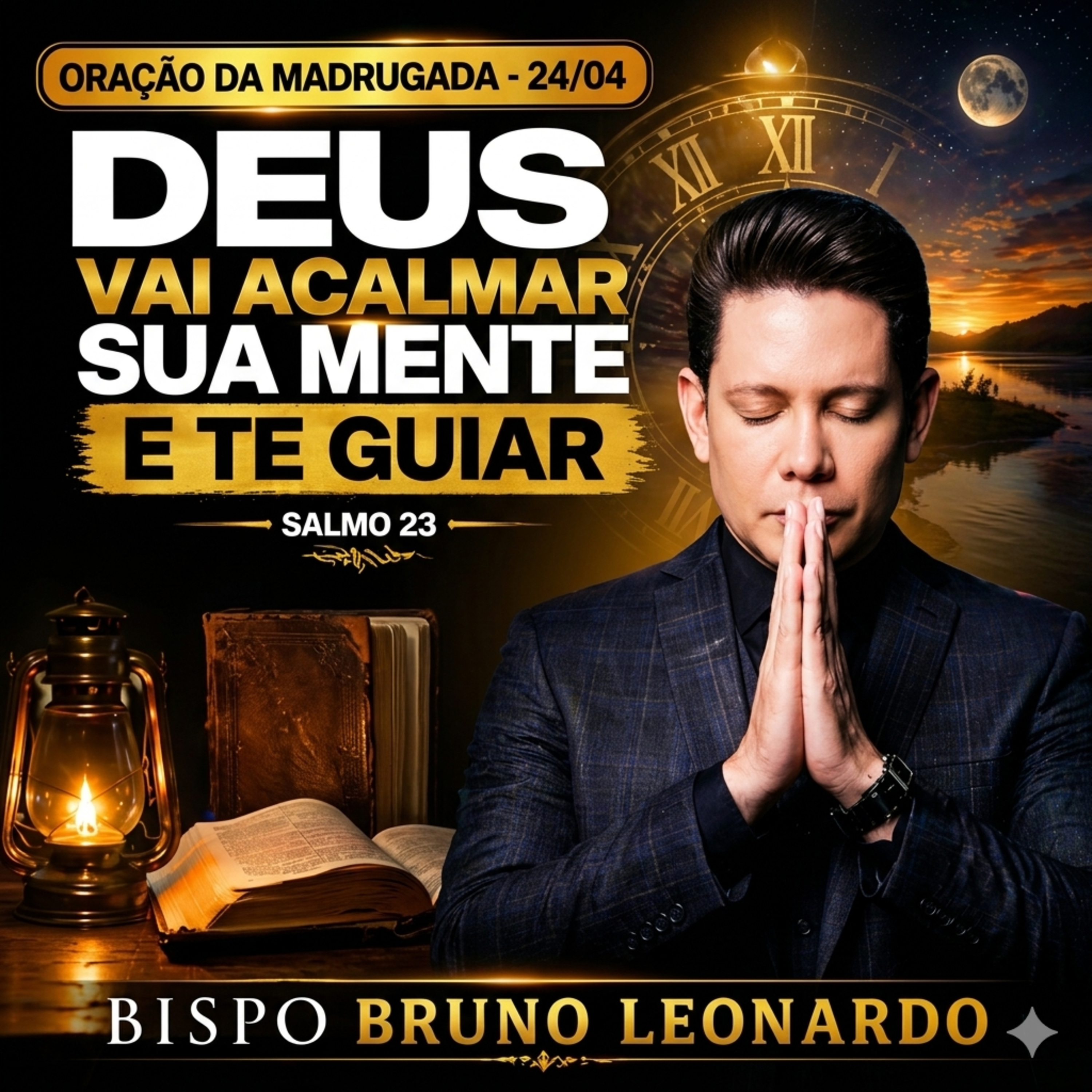 Oração da Madrugada - 24/04: Deus vai acalmar sua mente e te guiar episode artwork
