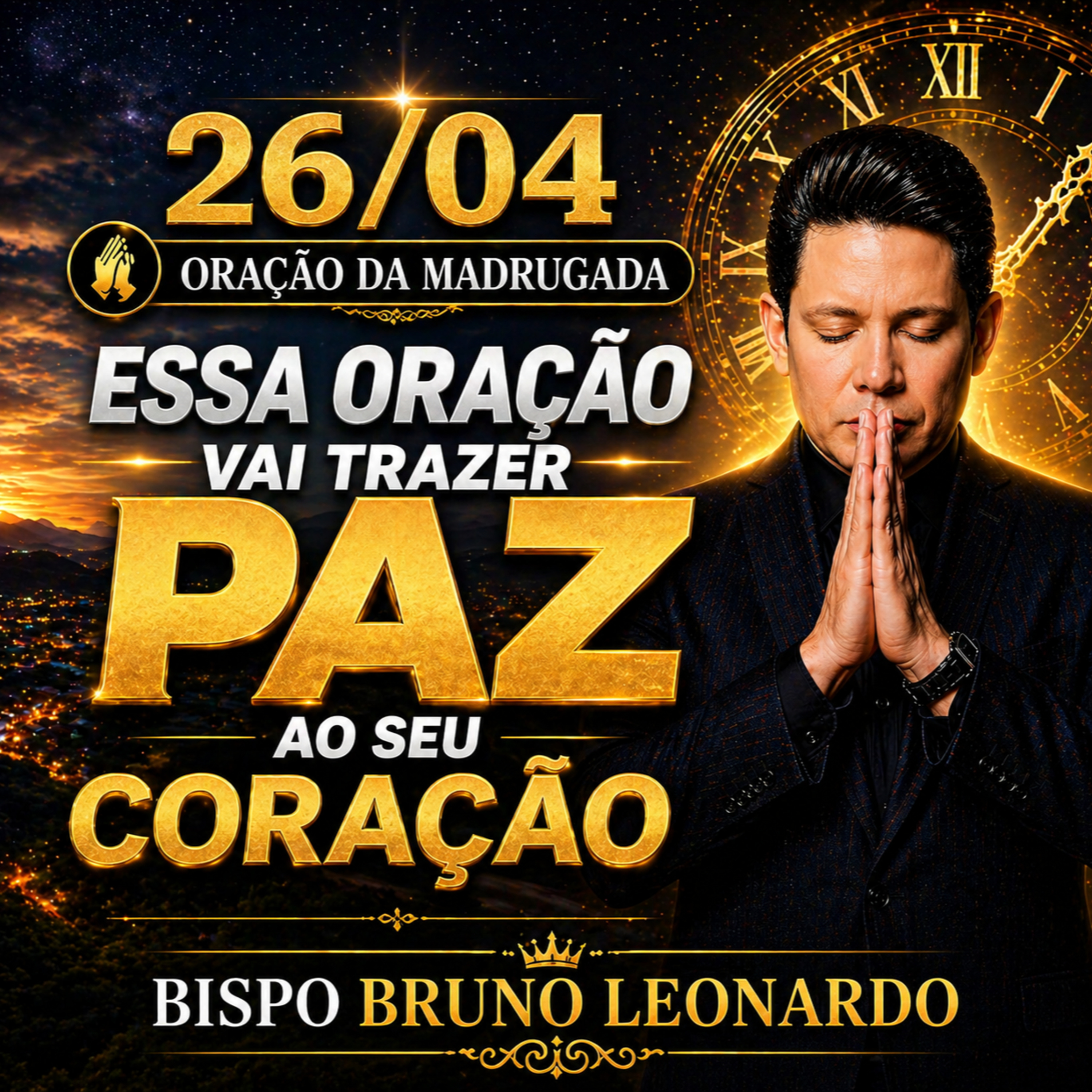 Oração da Madrugada - 26/04: Essa oração vai trazer paz ao seu coração episode artwork