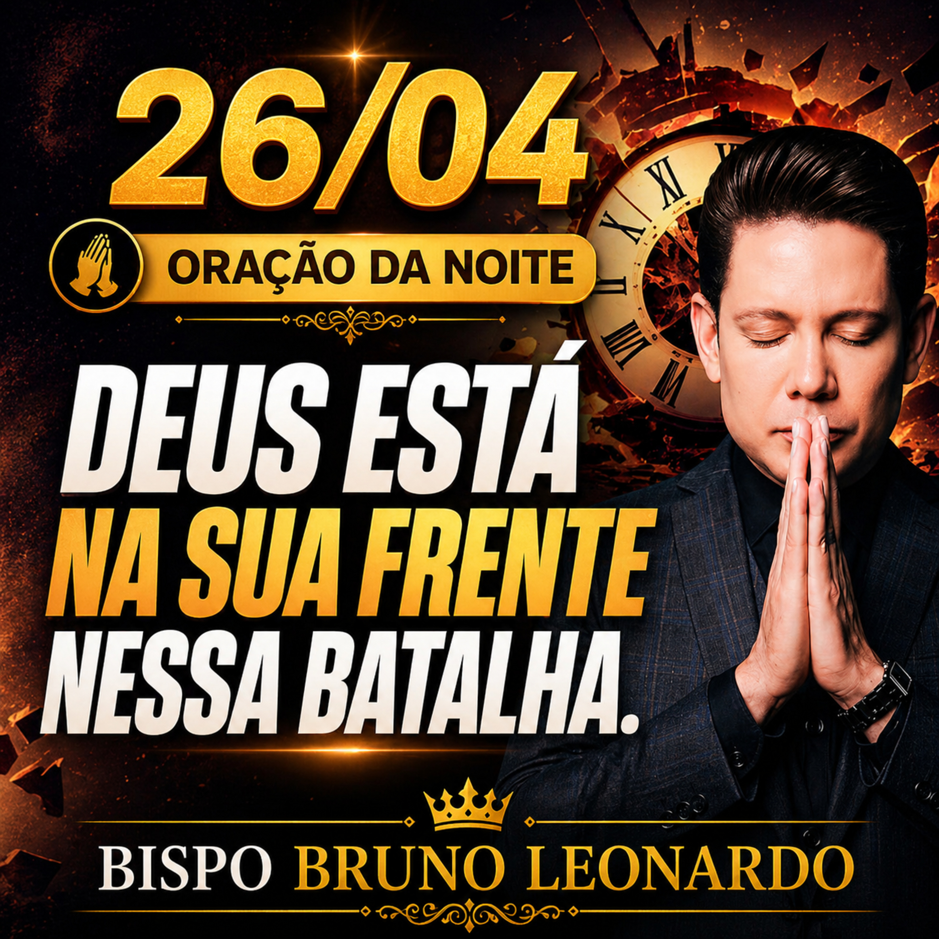 Oração da Noite - 26/04: Deus está na sua frente nessa batalha episode artwork