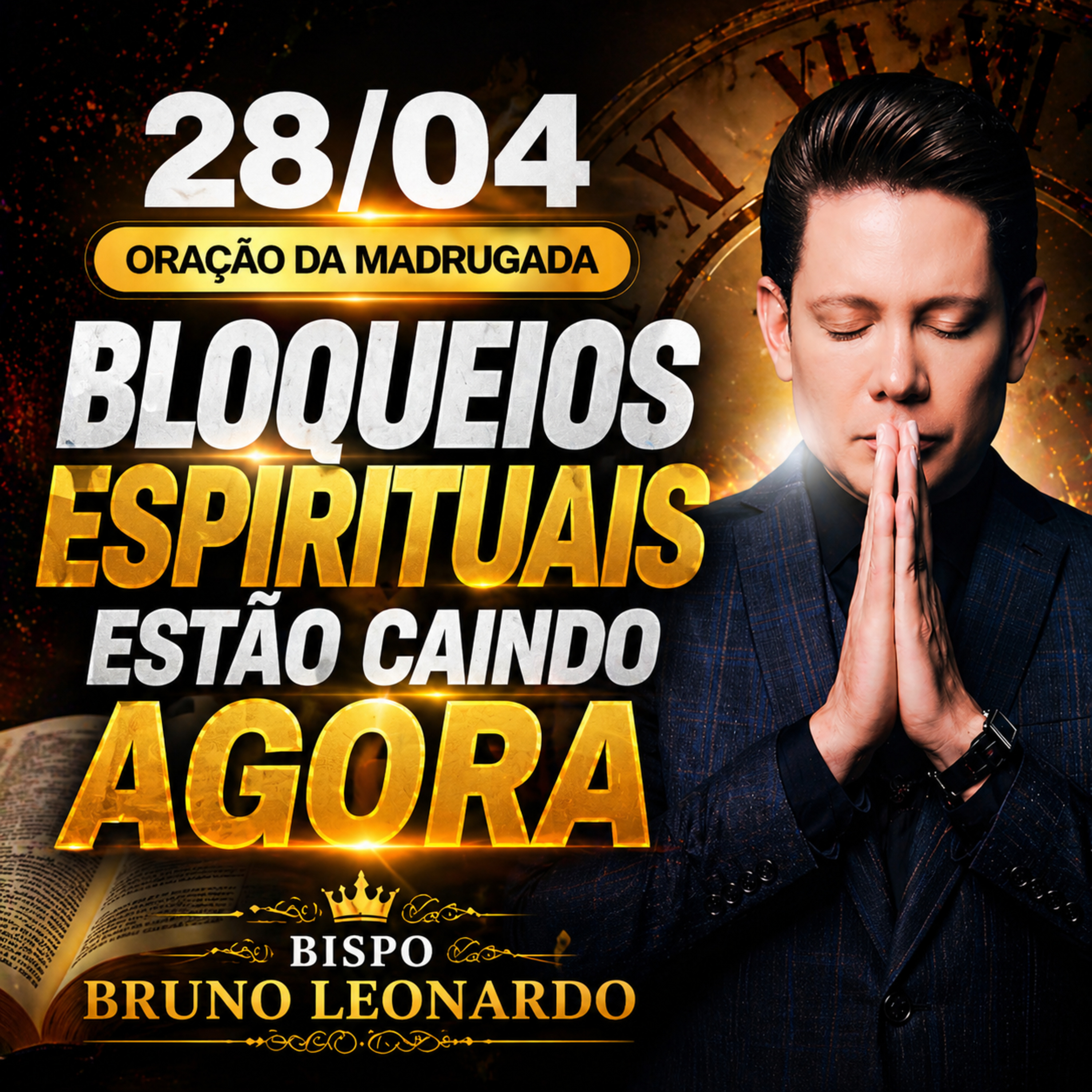 Oração da Madrugada - 28/04: Bloqueios espirituais estão caindo agora episode artwork