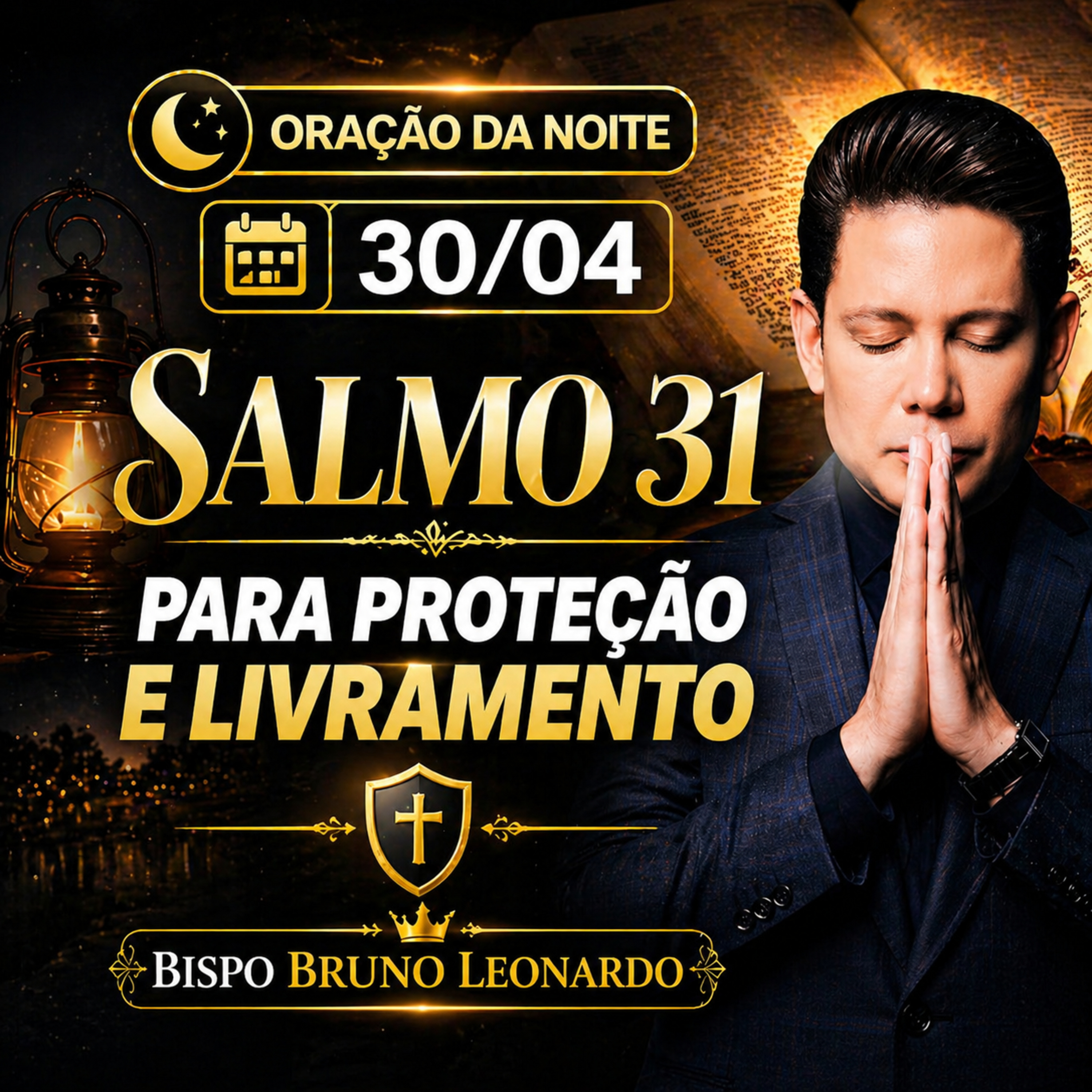 Oração da Noite - 30/04: Salmo 31 para proteção e livramento episode artwork
