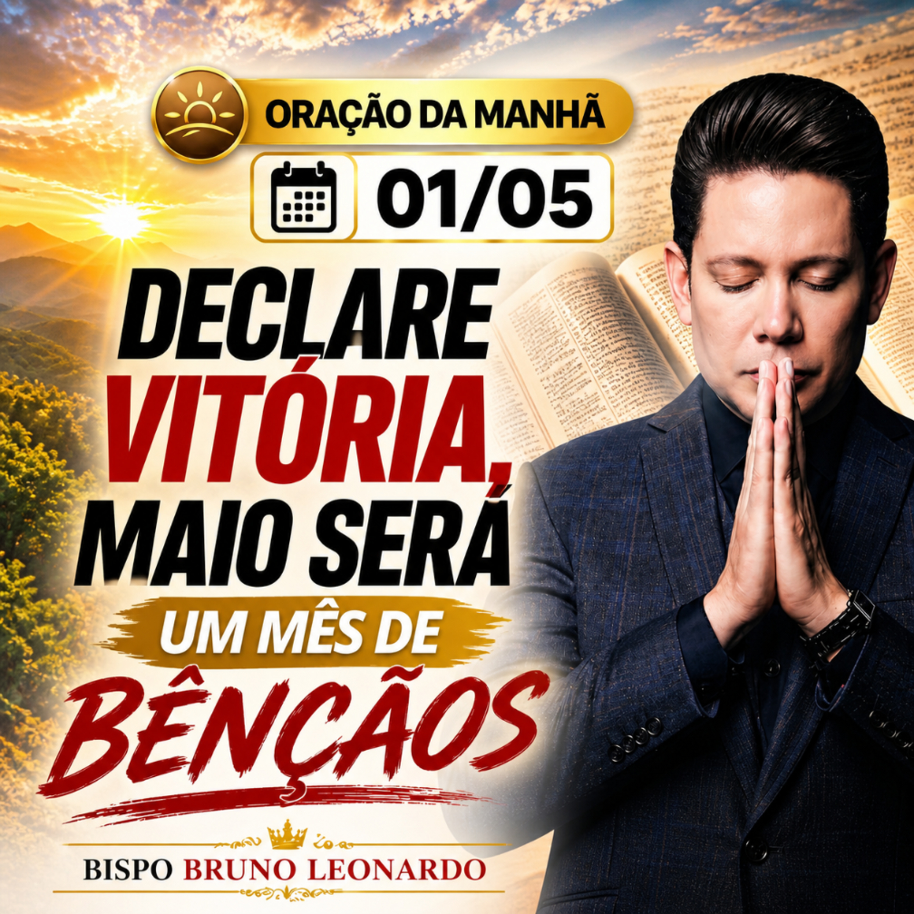 Oração da Manhã - 01/05: Declare vitória, maio será um mês de bênçãos episode artwork