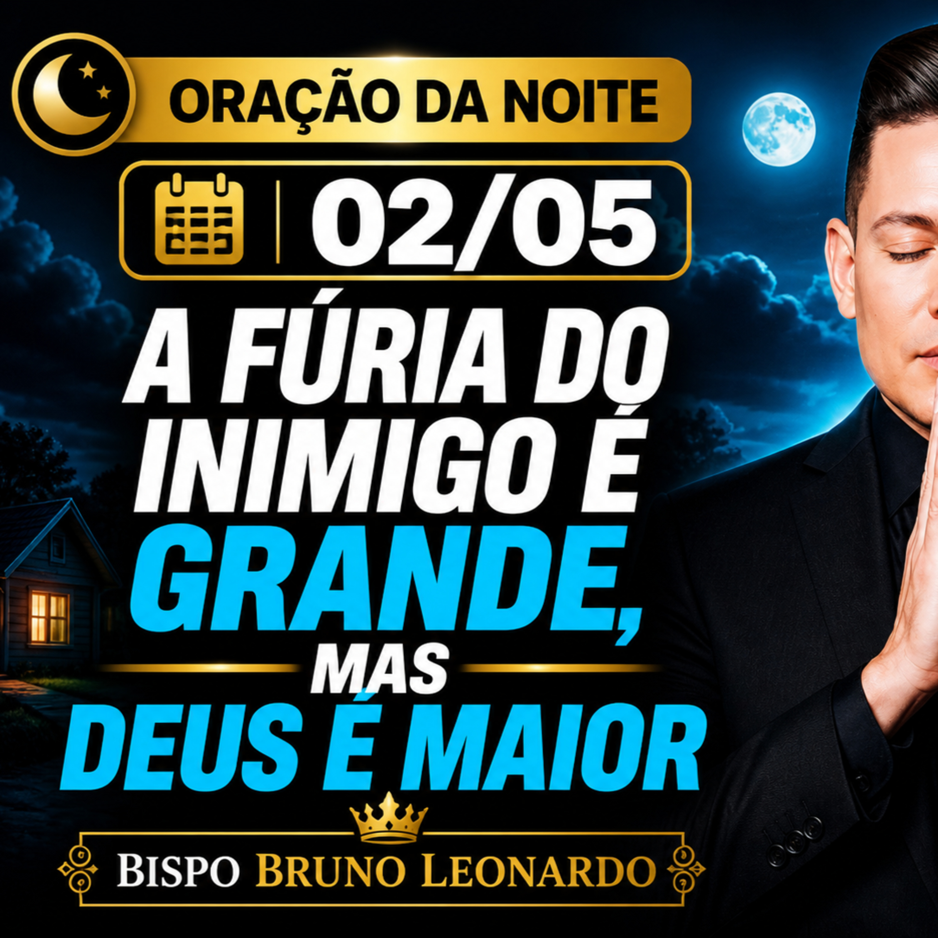 Oração da Noite - 02/05: A fúria do inimigo é grande, mas Deus é maior episode artwork