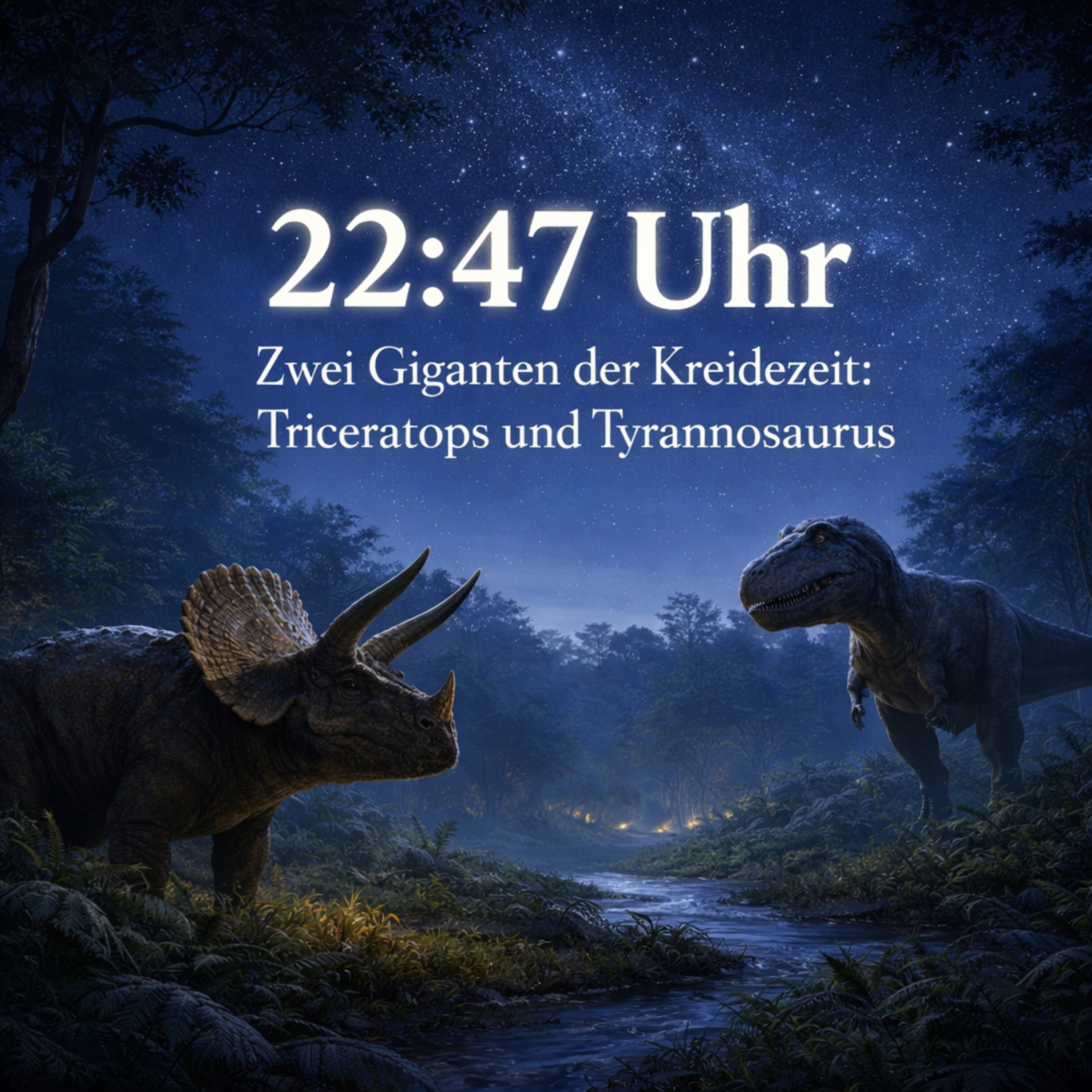 Zwei Giganten der Kreidezeit: Triceratops und Tyrannosaurus episode artwork