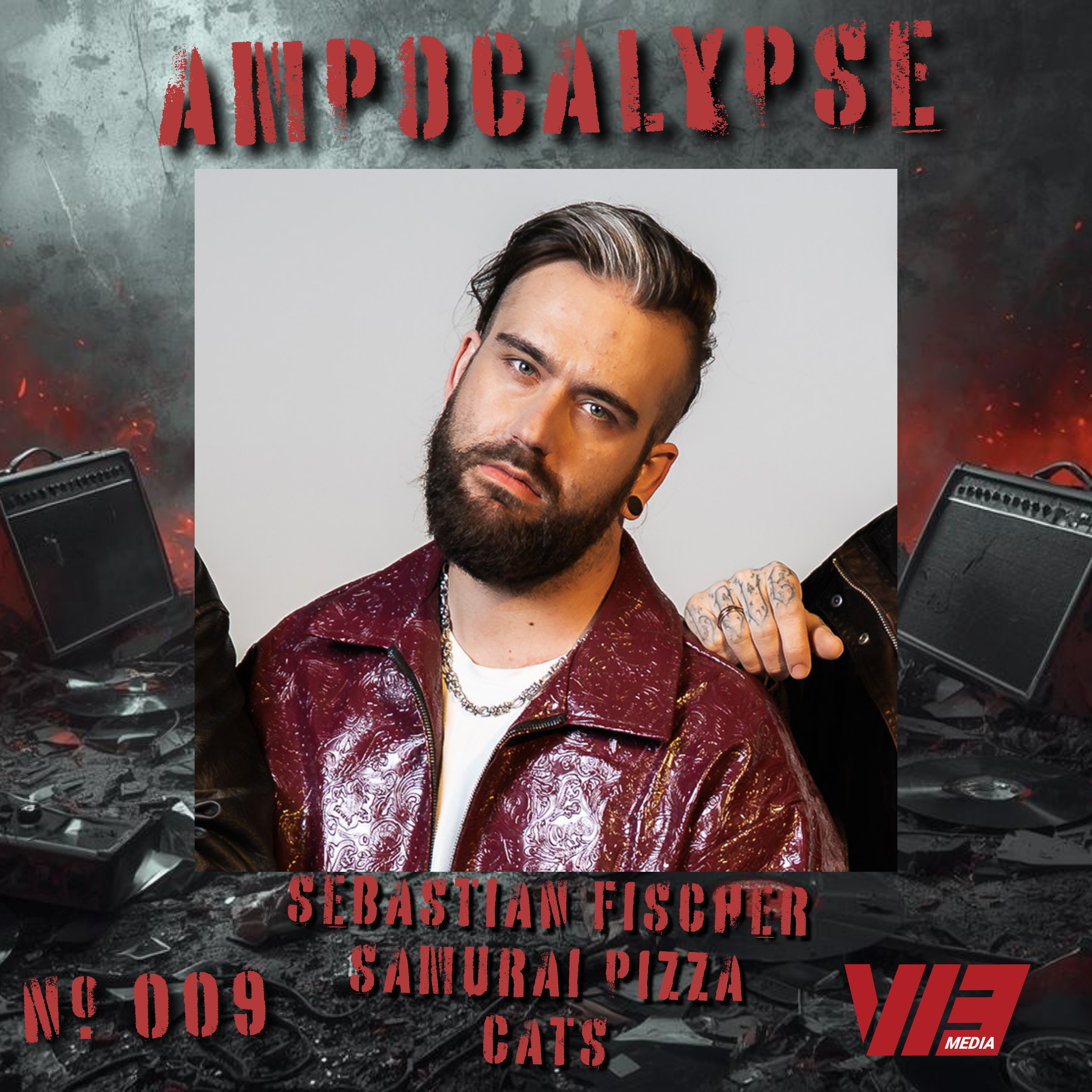 Ampocalypse | Sebastian Fischer of Samurai Pizza Cats on Press Start and Controlled Chaos episode artwork