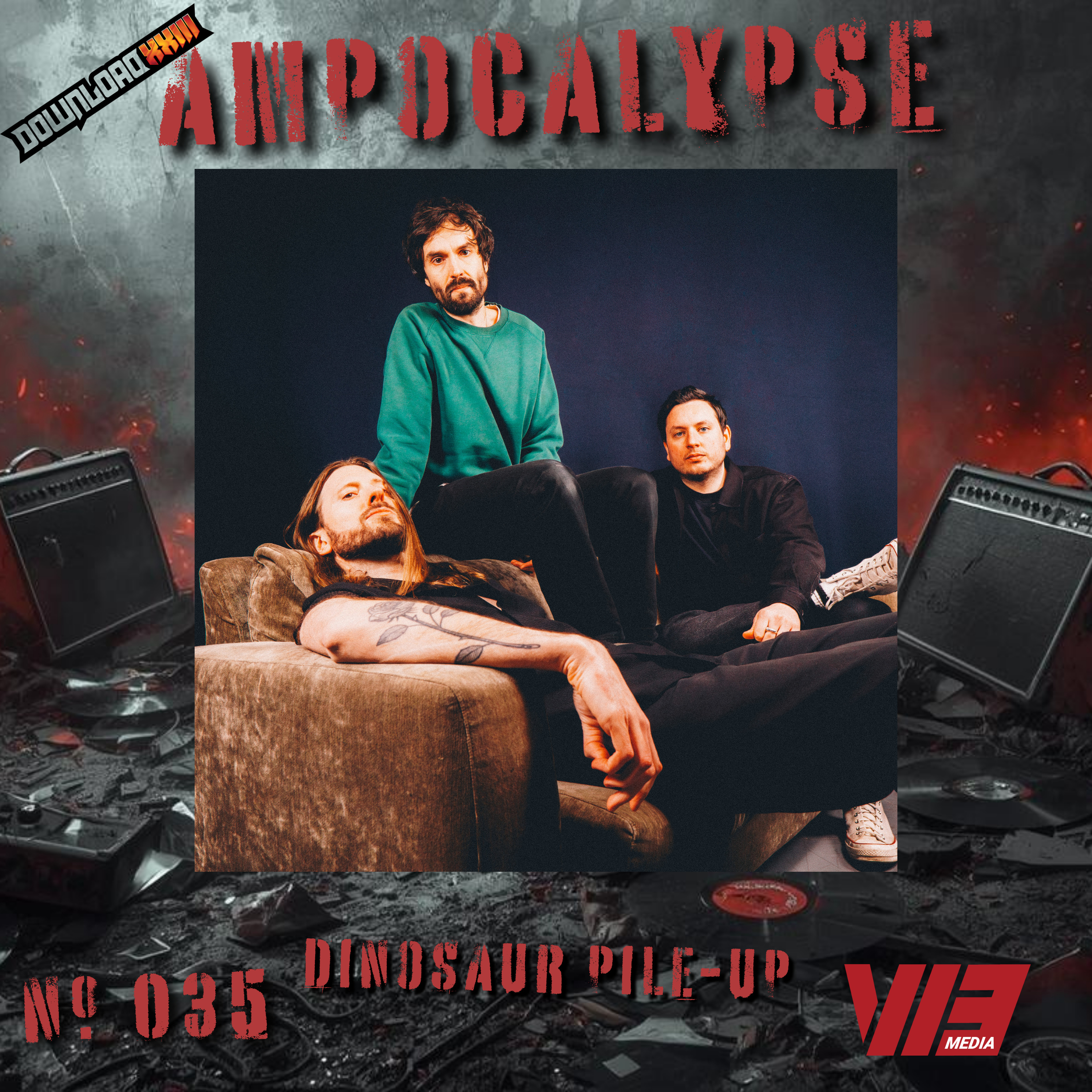 Ampocalypse | Dinosaur Pile-Up on Surviving the Download Festival Apocalypse episode artwork