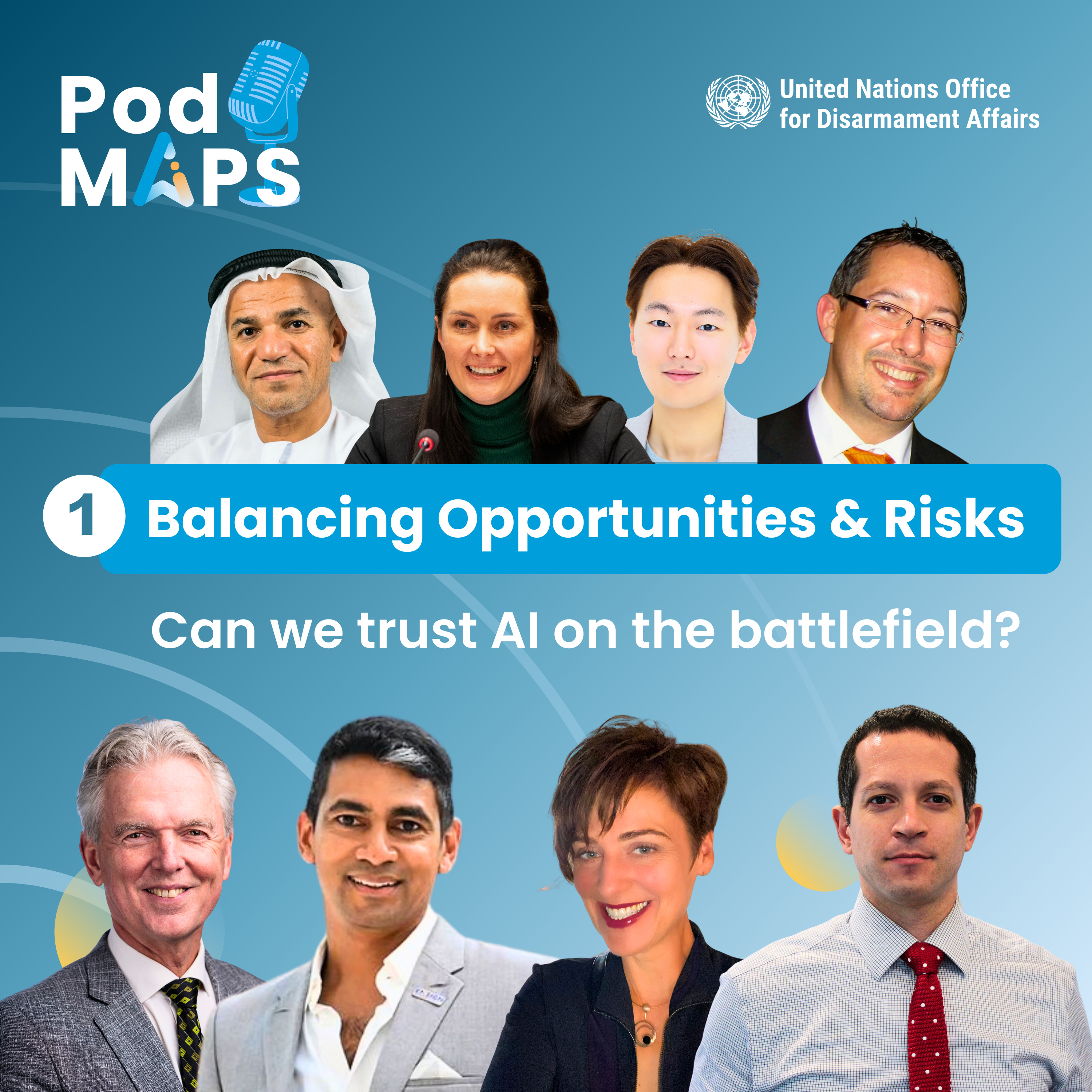PodMAPS 1: Balancing opportunities and risks - Can we trust Artificial Intelligence on the battlefield?  episode artwork