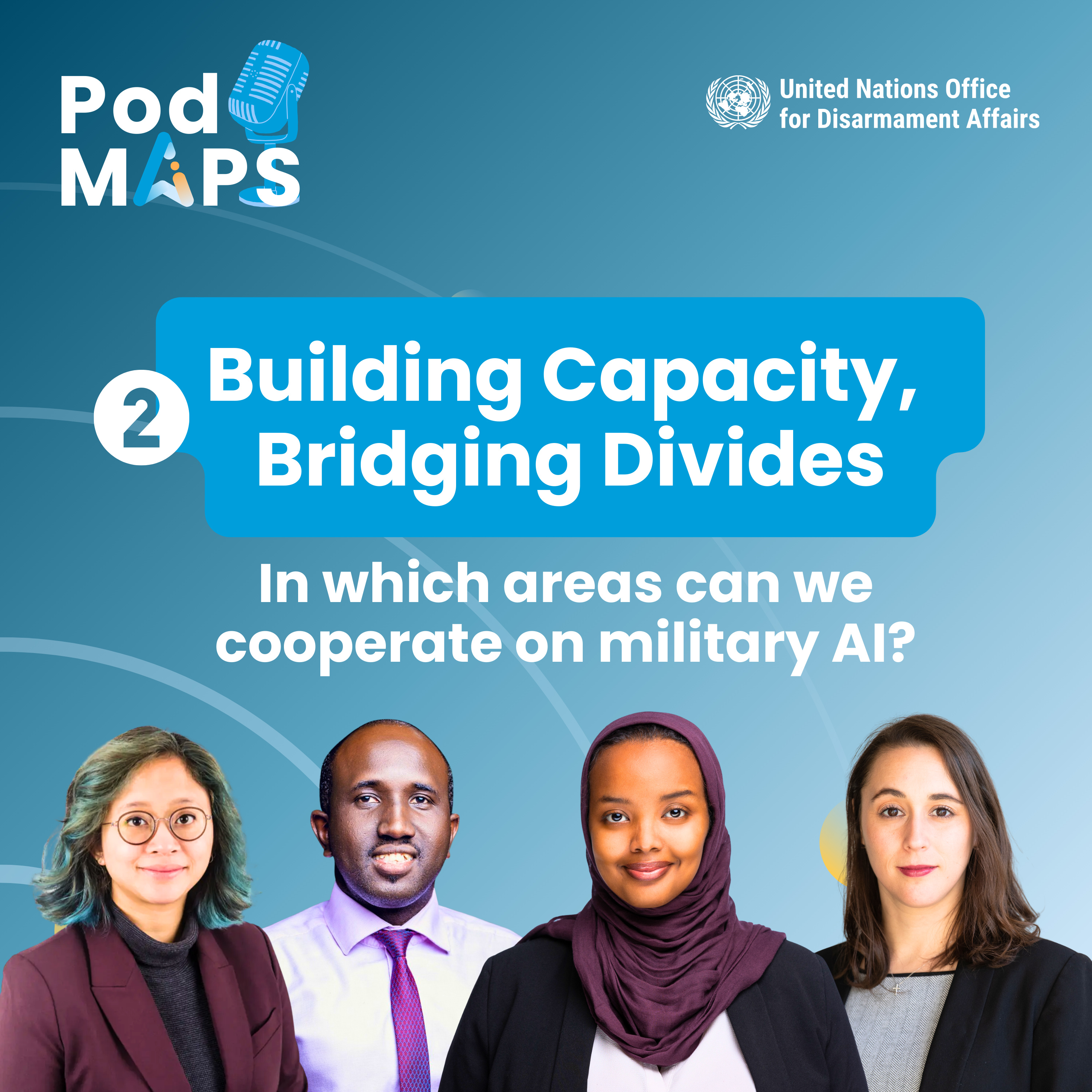 PodMAPS 2: Building capacity, bridging divides - In which areas can we cooperate on military AI? episode artwork