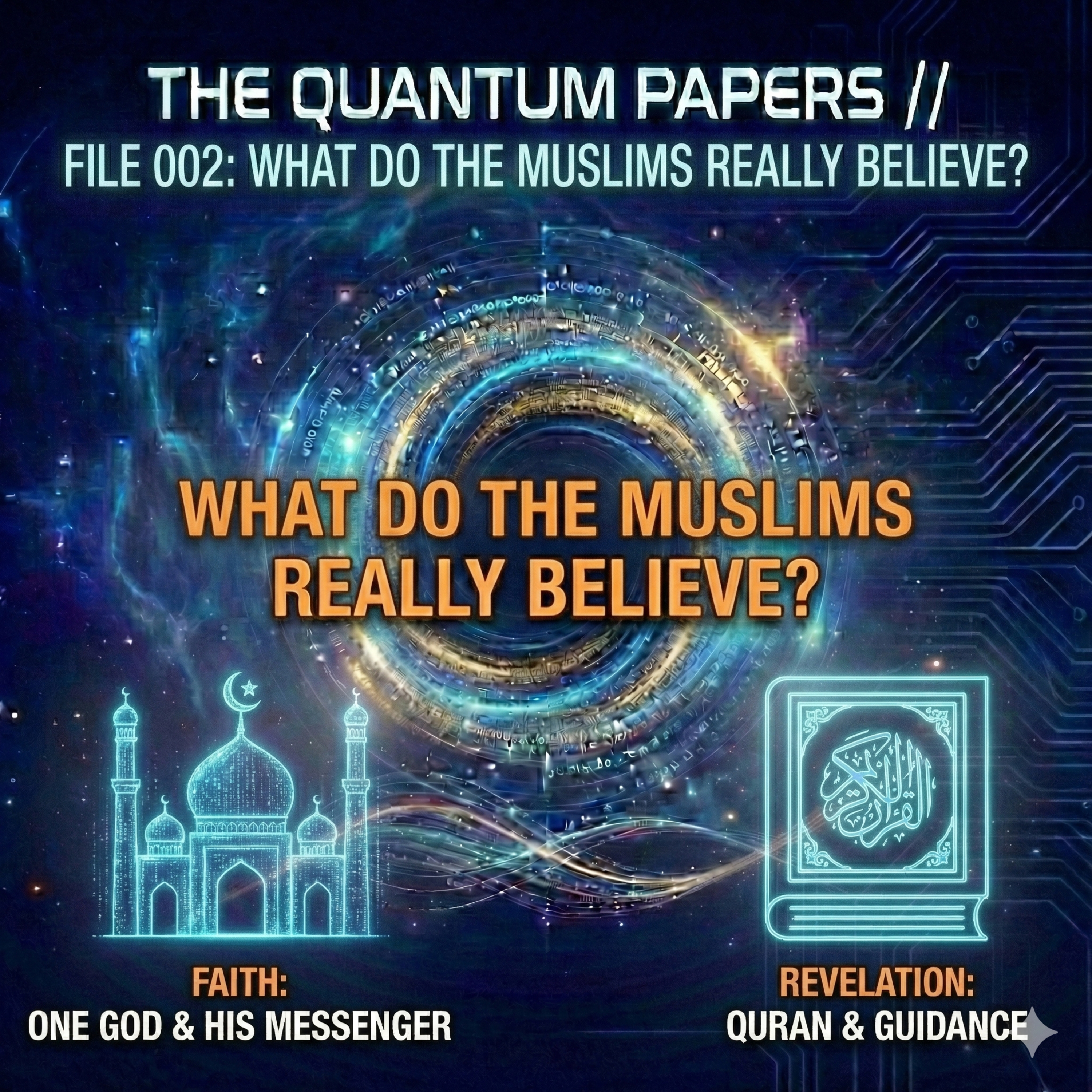 THE QUANTUM PAPERS FILE 002: What do the Muslims Really Believe? episode artwork