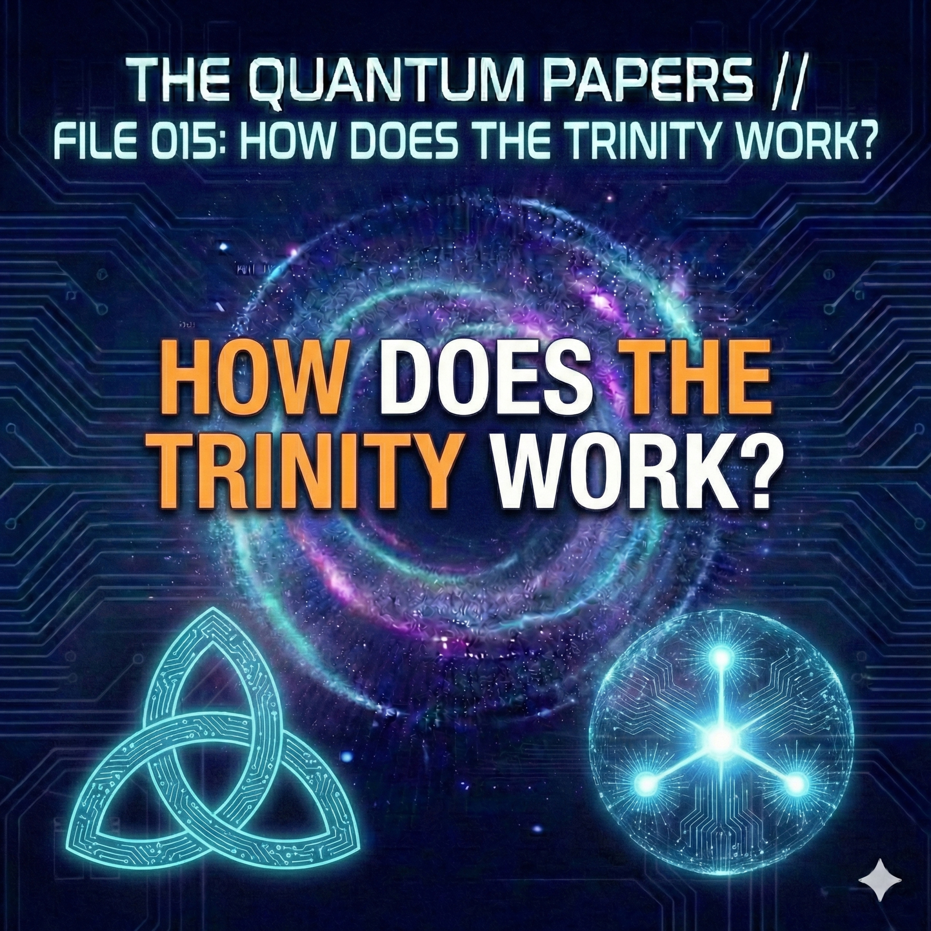 THE QUANTUM PAPERS FILE 015: How Does the Trinity Work? episode artwork
